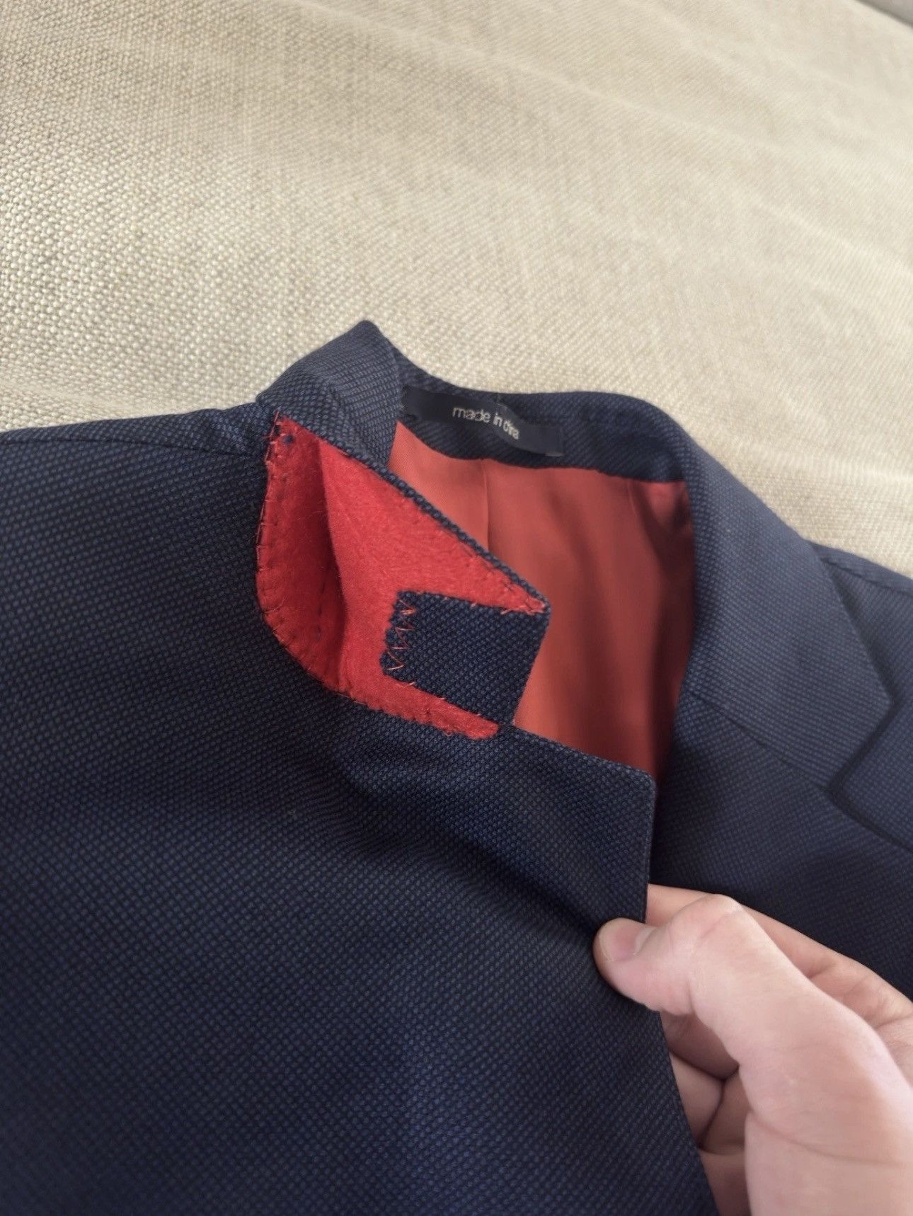 Suitsupply SUITSUPPLY x Vitale Barberis Canonico Wool Sienna Suit Size 34R - 7 Thumbnail