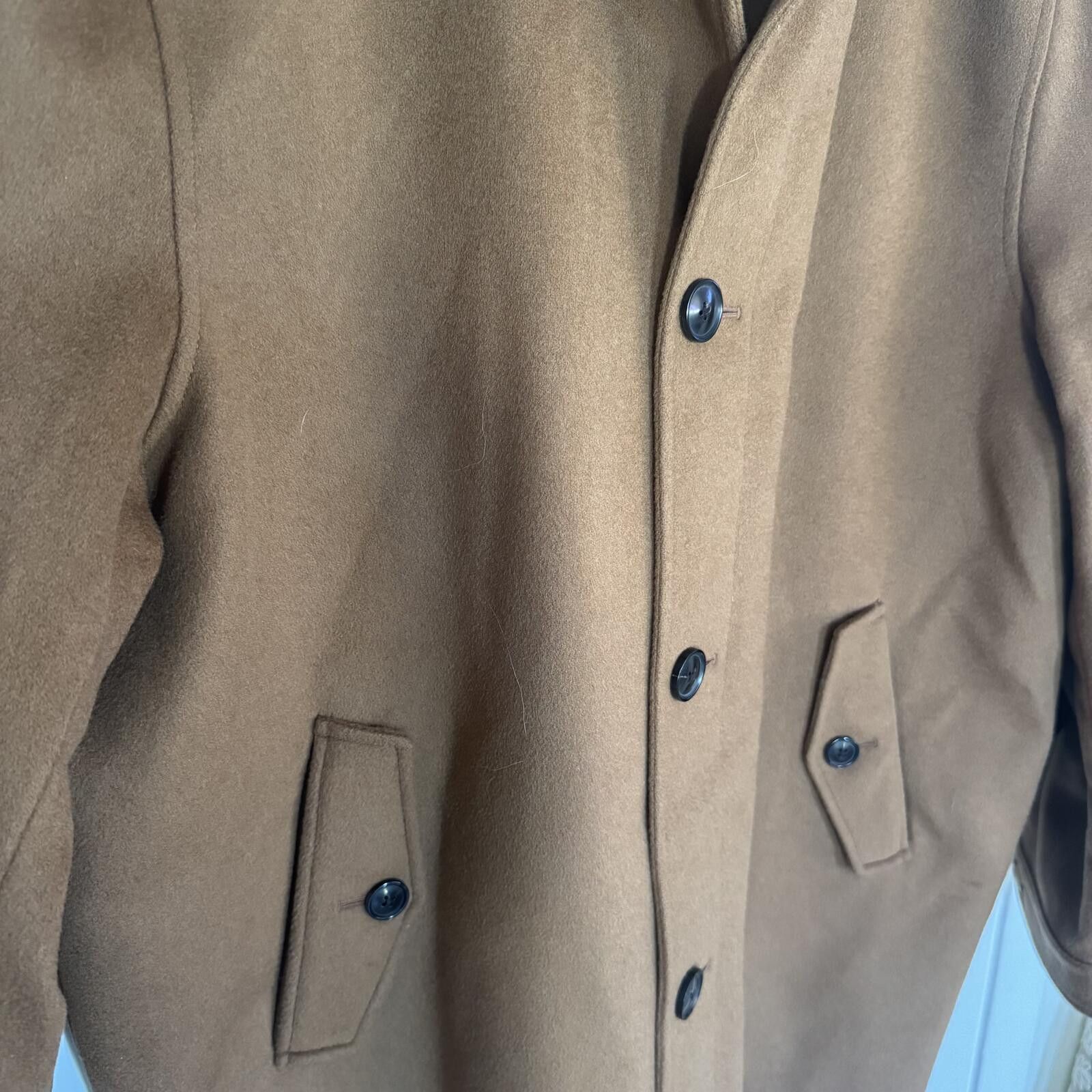 Cremieux Cremieux Men's Brown Wool Blend Coat XL Size US XL / EU 56 / 4 - 5 Thumbnail