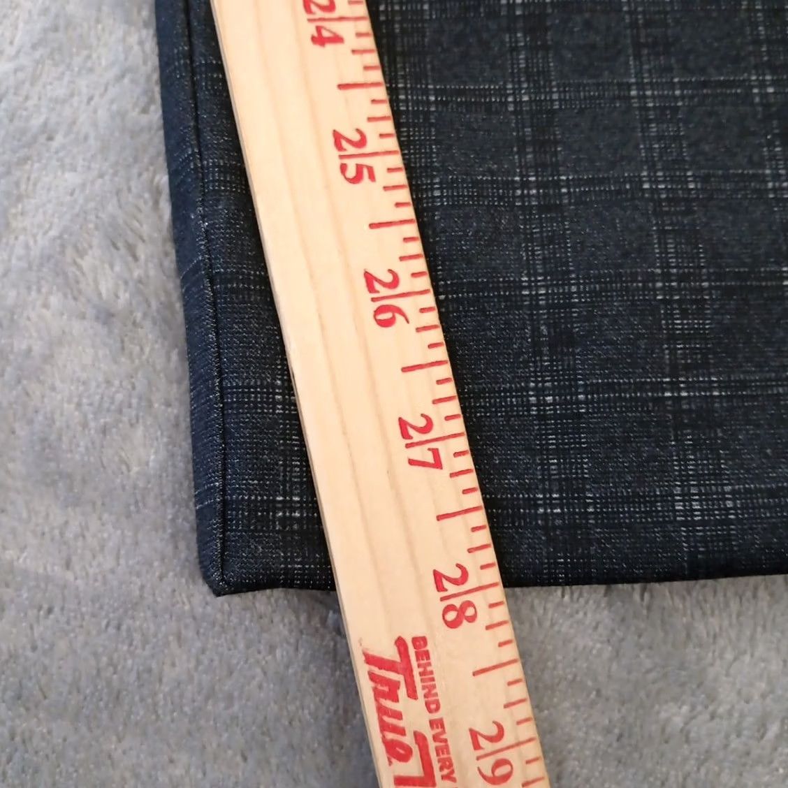 Vintage Zac & Rachel Ankle Pants Womens XL Black Gray Plaid Pull On 38x28 Mid Rise Straight Stretch Regular Inseam 28 Occasion Casual Size 40" / US 18 - 4 Thumbnail
