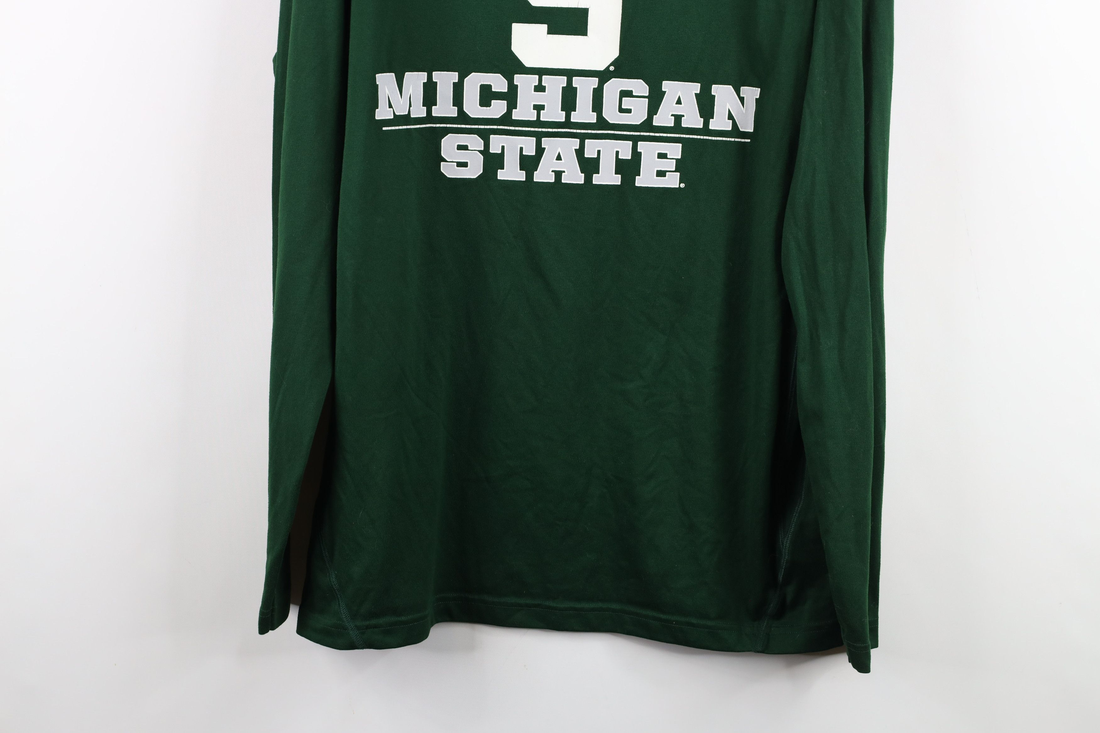 Under Armour × Vintage Under Armour State University Long Sleeve T-Shirt Green Size US M / EU 48-50 / 2 - 3 Thumbnail