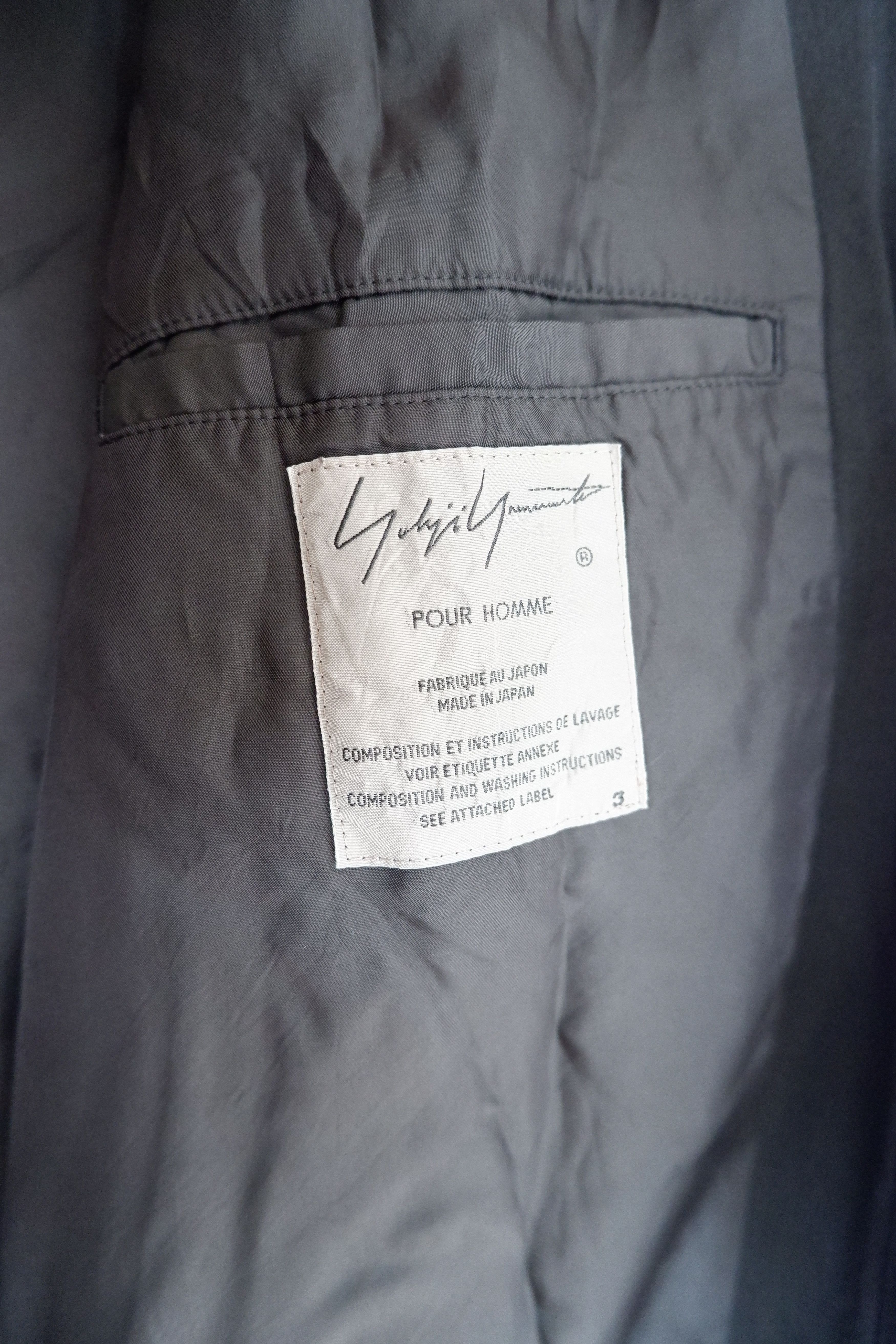 Yohji Yamamoto YOHJI YAMAMOTO pour homme 17AW Discharge Work Jacket Size US L / EU 52-54 / 3 - 9 Thumbnail