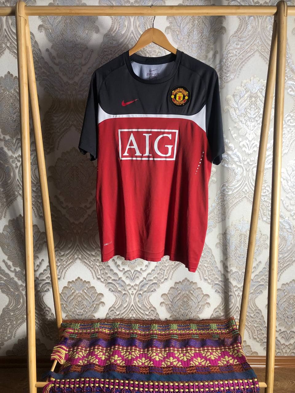 Nike Vintage Nike FC Manchester United England Soccer Jersey Y2K Size US L / EU 52-54 / 3 - 1 Thumbnail
