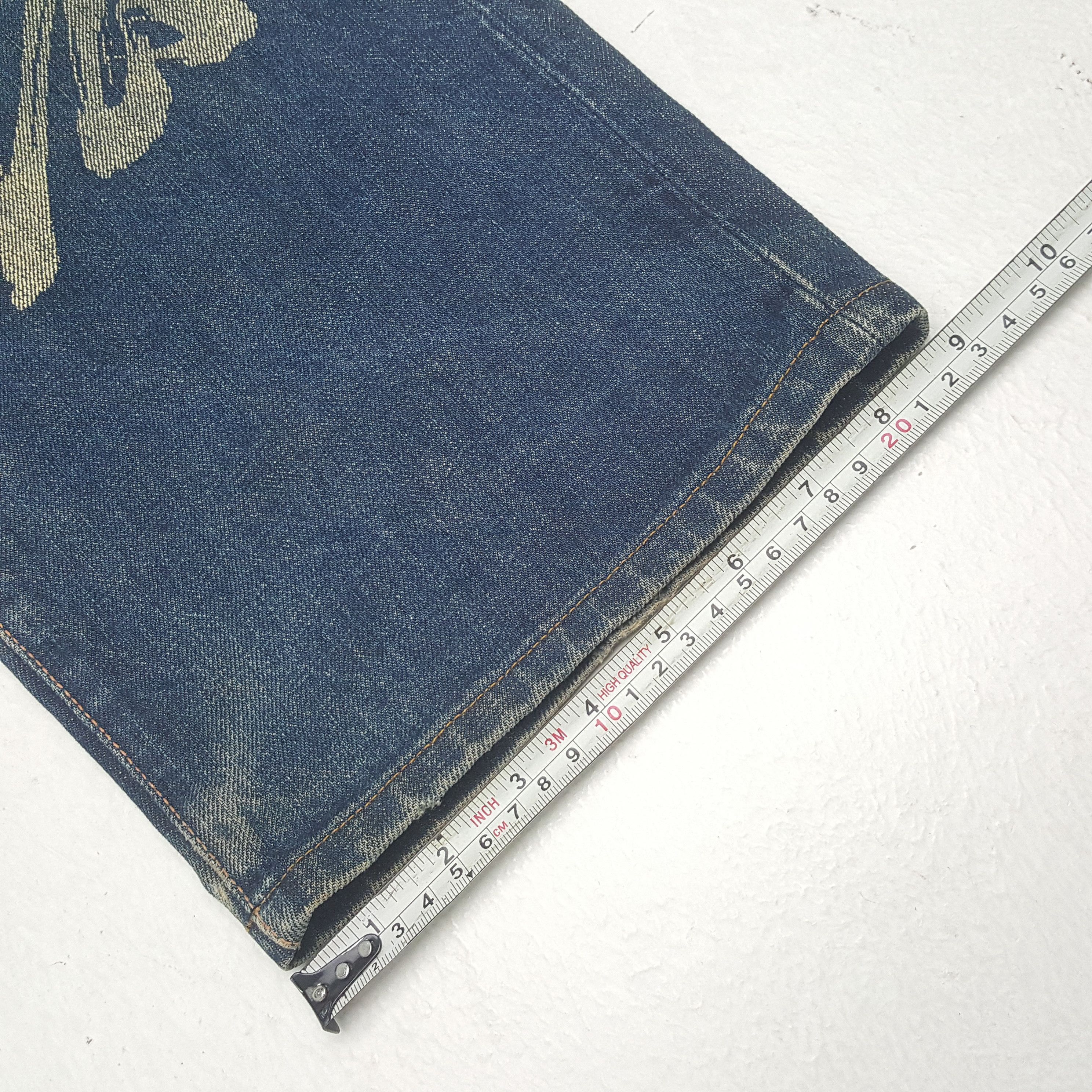 Evisu Evisu Japanese Brand Streetwear Custom Daicock Jeans Size US 30 / EU 46 - 18 Thumbnail