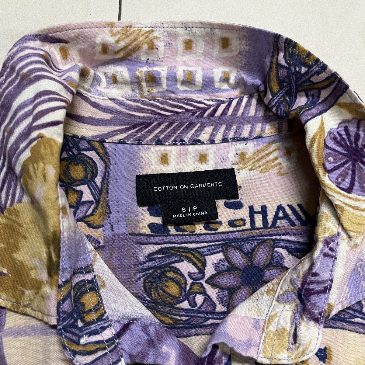 Cotton On Cotton On Hawaii Button Shirt Size US S / EU 44-46 / 1 - 5 Thumbnail