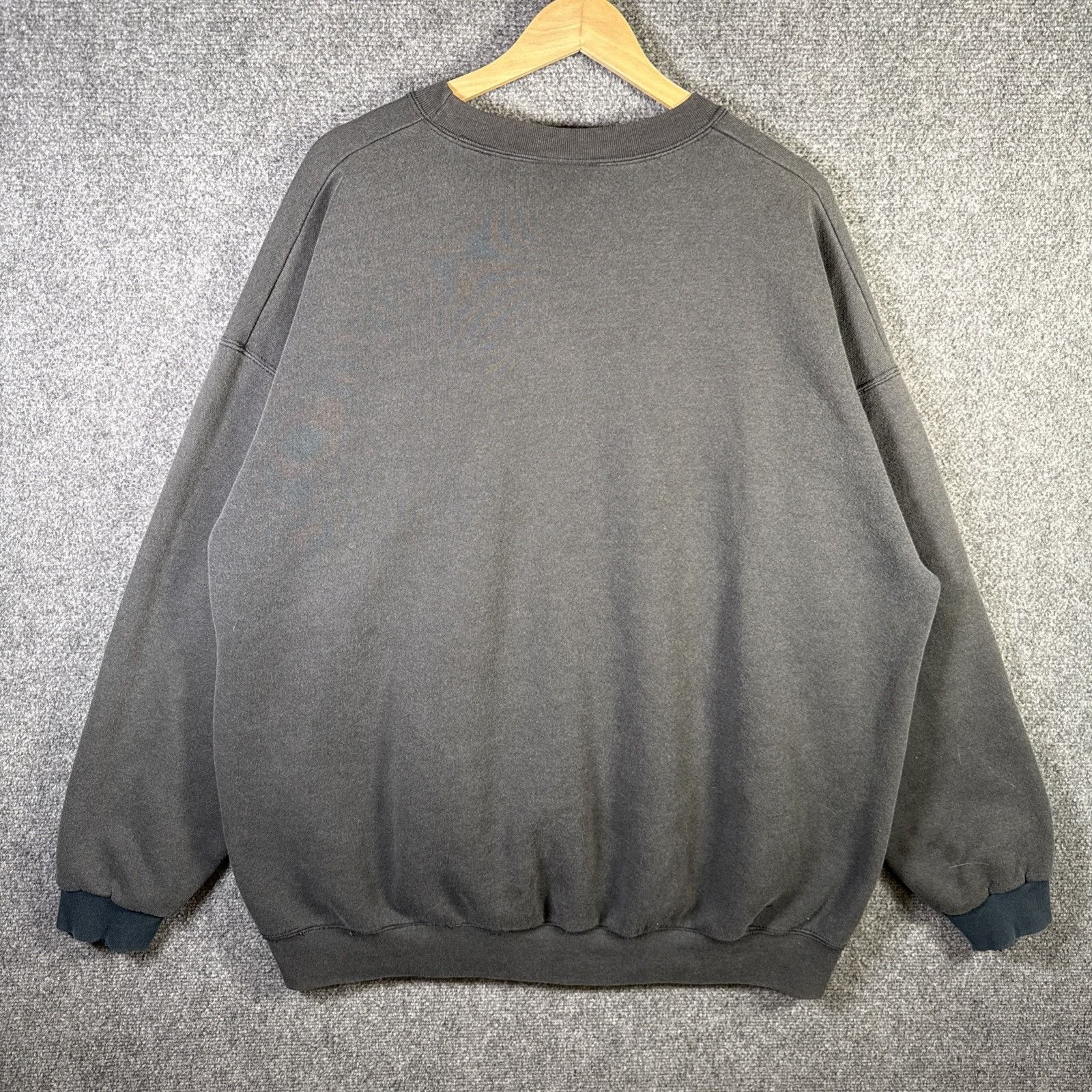 Rap Tees Vintage Negro Leagues Baseball Sweatshirt Mens 2XL Black 90s Size US XXL / EU 58 / 5 - 5 Thumbnail