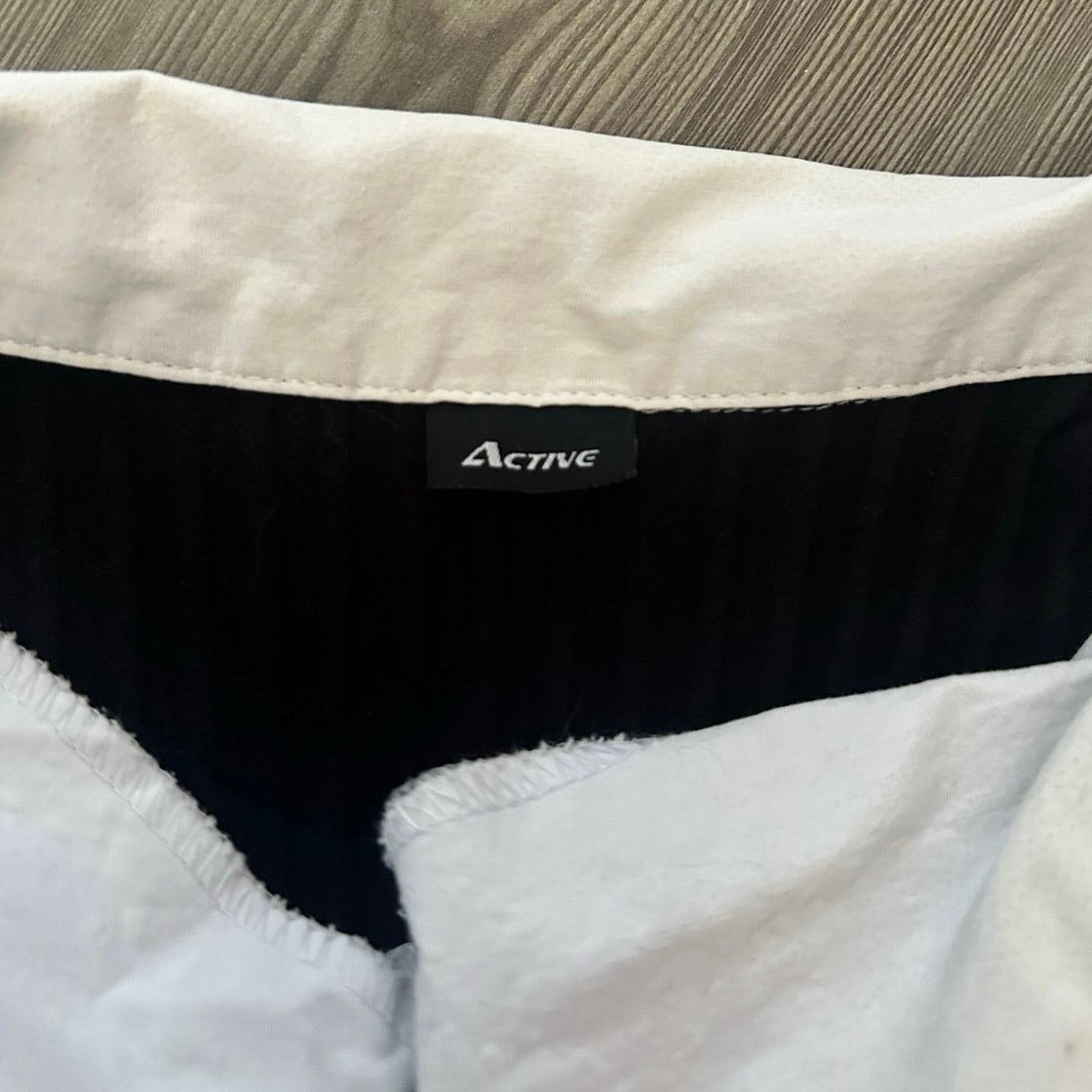Other active ribbed black white knit blouse layered shirt Size L / US 10 / IT 46 - 4 Thumbnail
