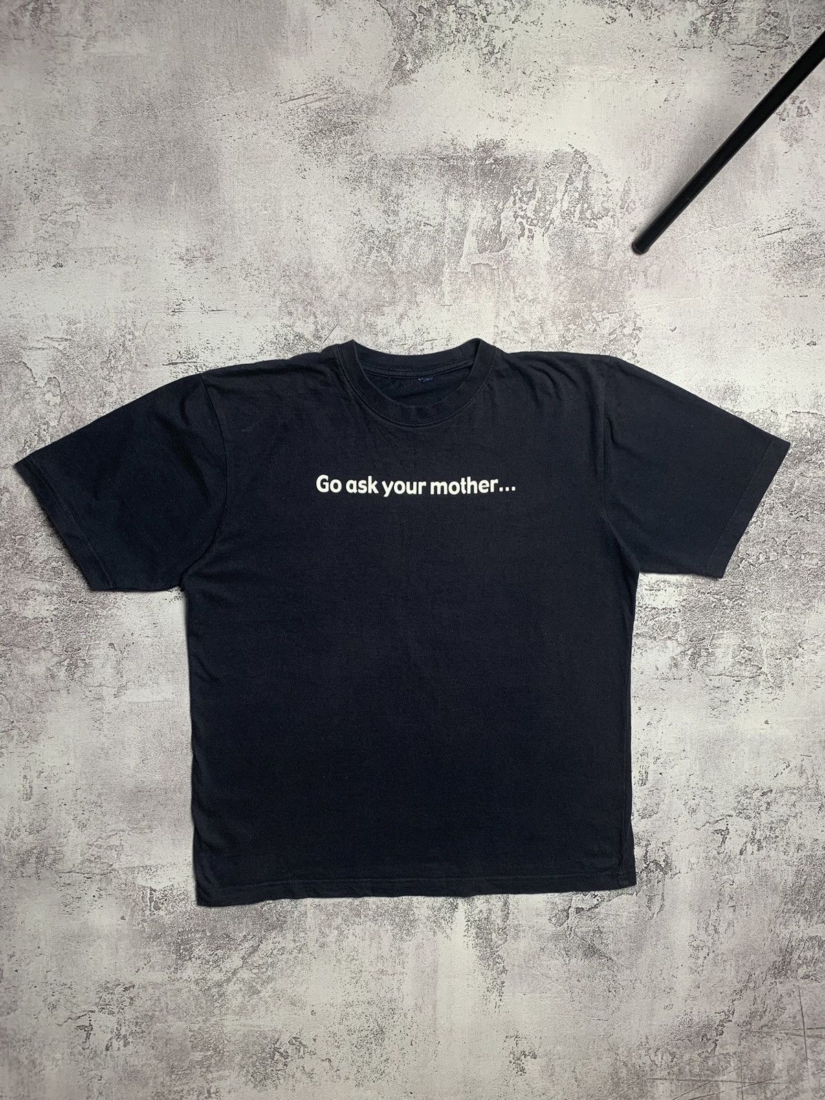 Vintage Humor faded Tee Ask Your Mother Size US L / EU 52-54 / 3 - 1 Thumbnail