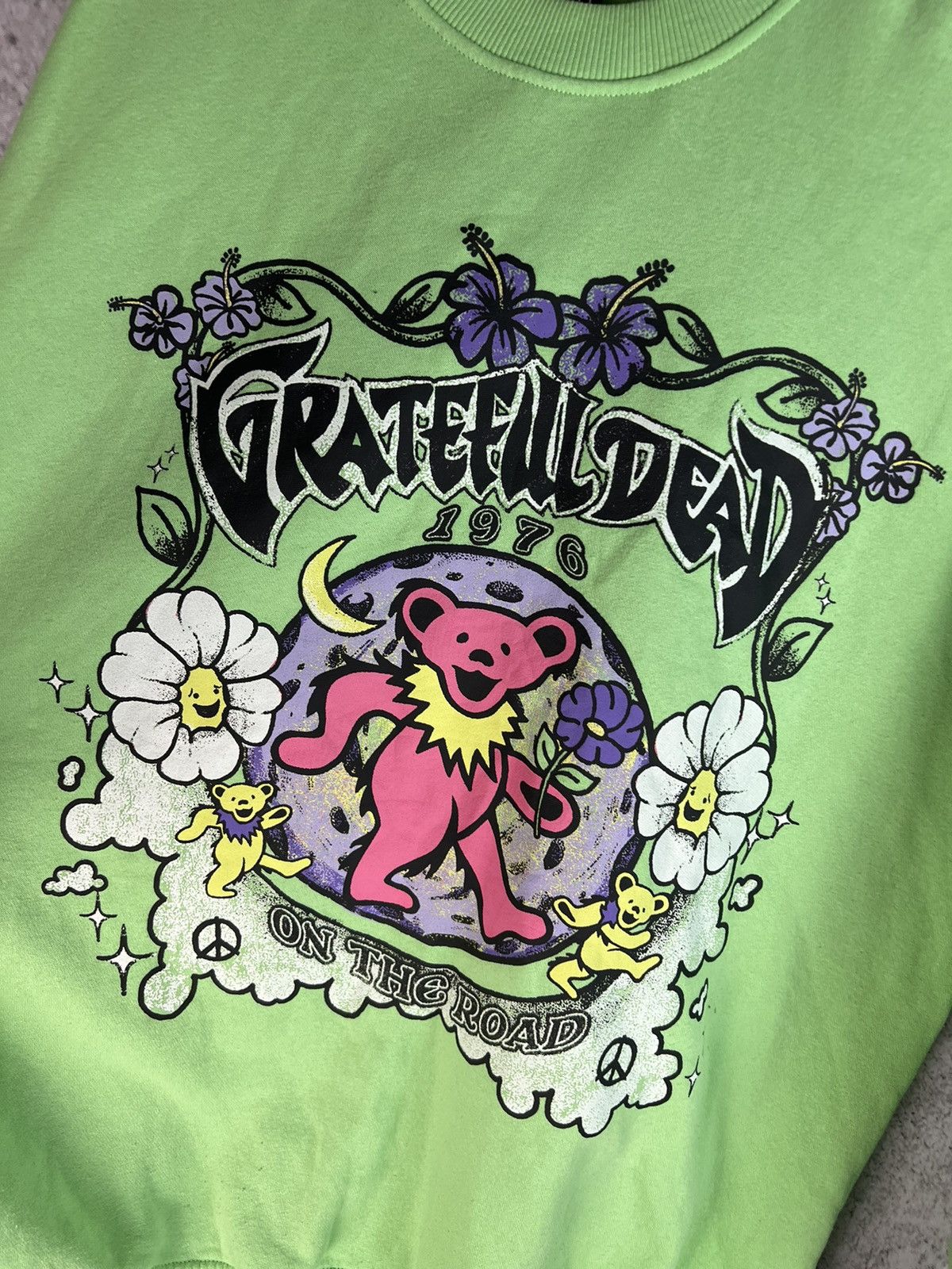 Band Tees × Grateful Dead 💥 GRATEFUL DEAD CREW NECK SWEATSHIRT SUN FADED🔥🔥 Size US L / EU 52-54 / 3 - 4 Thumbnail