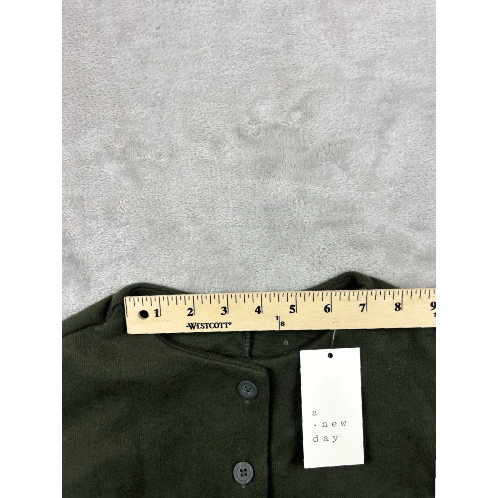 Vintage A New Day Women’s Olive Green Fiber Sleeveless Vest Outdoors Size Medium NWT Size M / US 6-8 / IT 42-44 - 6 Thumbnail