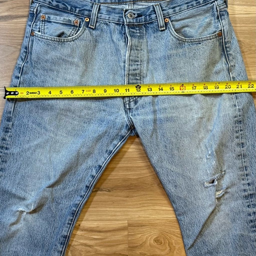 Levi's Levi’s Men’s 501 Jeans W34 L30 Distressed Size US 34 / EU 50 - 7 Thumbnail