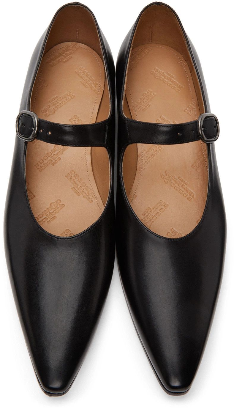 Maison Margiela o1y1124 Hyperion Mary Jane Loafers In Black Size US 7 / EU 40 - 1 Thumbnail