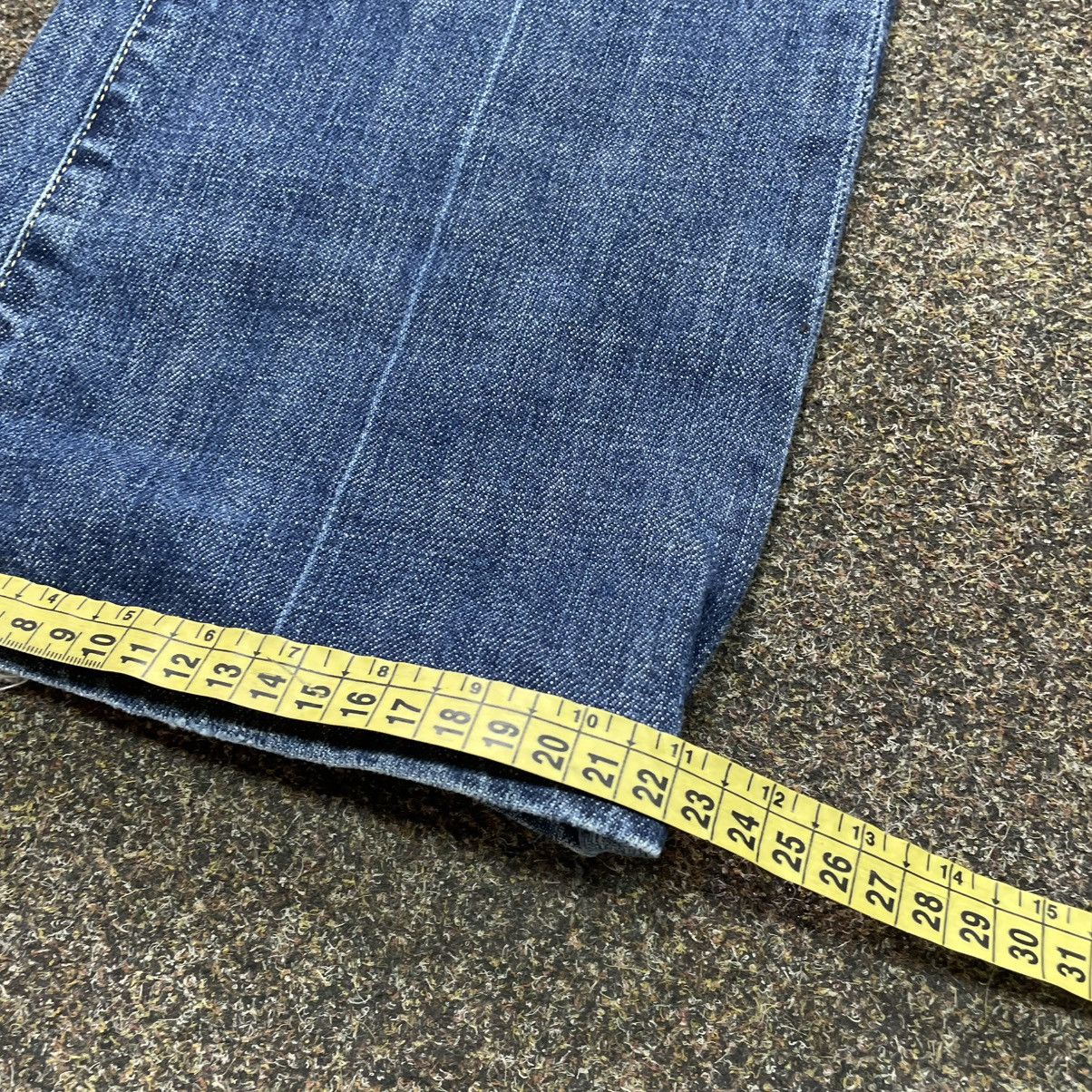 Vintage Vintage Y2K Baggy Wide Leg Distressed Flared Jeans Skate 30 Size US 30 / EU 46 - 8 Thumbnail