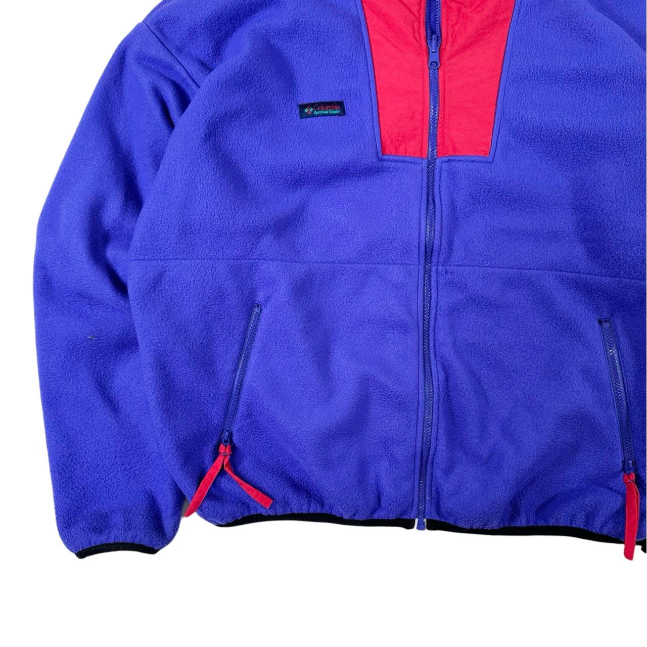 Vintage Vintage 90s Columbia Aztec Lined Purple Fleece Zip Up Size US XL / EU 56 / 4 - 3 Thumbnail