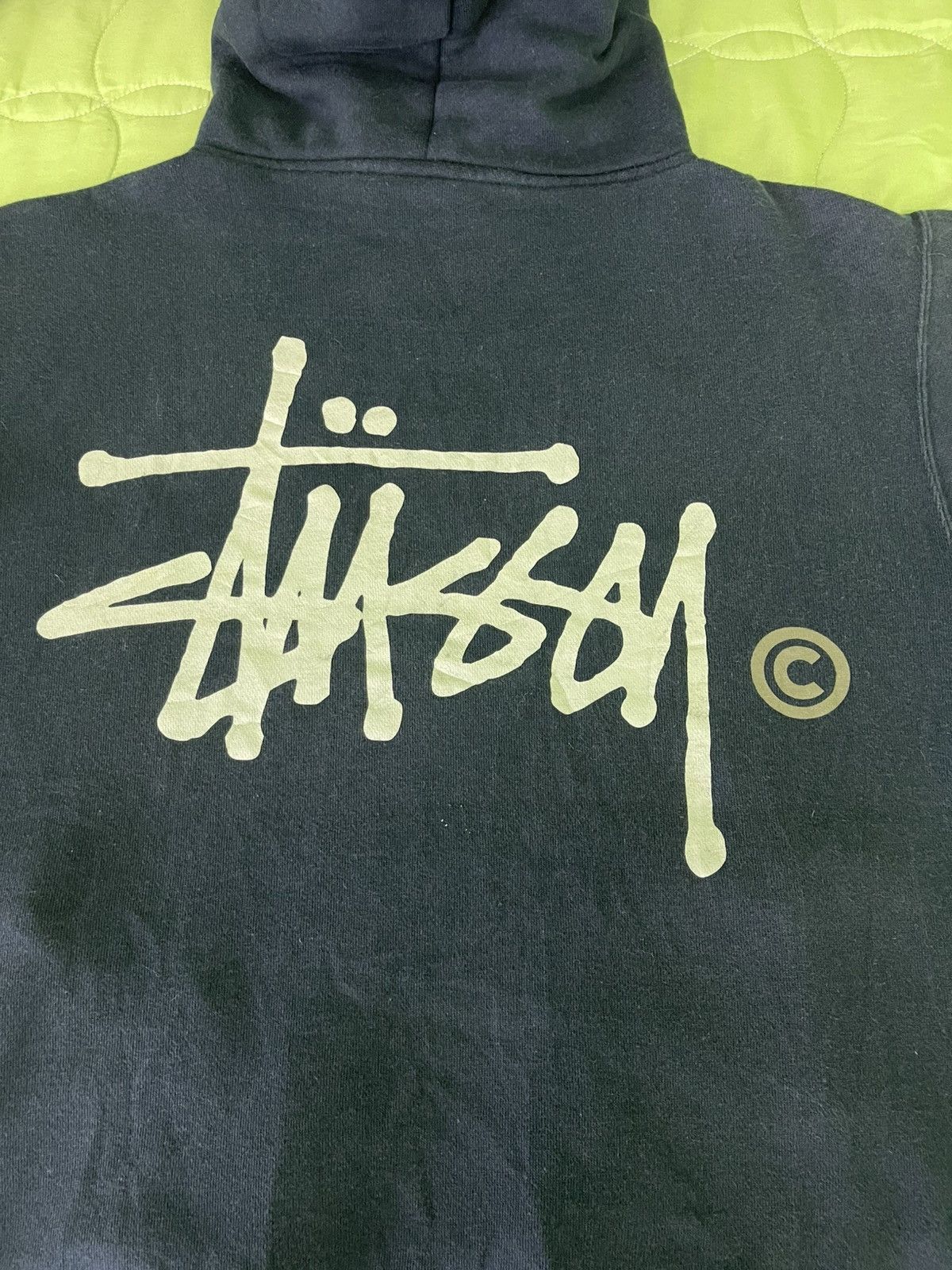 Stussy 2000's Vintage Stussy Pigment Dyed Hoodie Blue Black Size US M / EU 48-50 / 2 - 14 Thumbnail