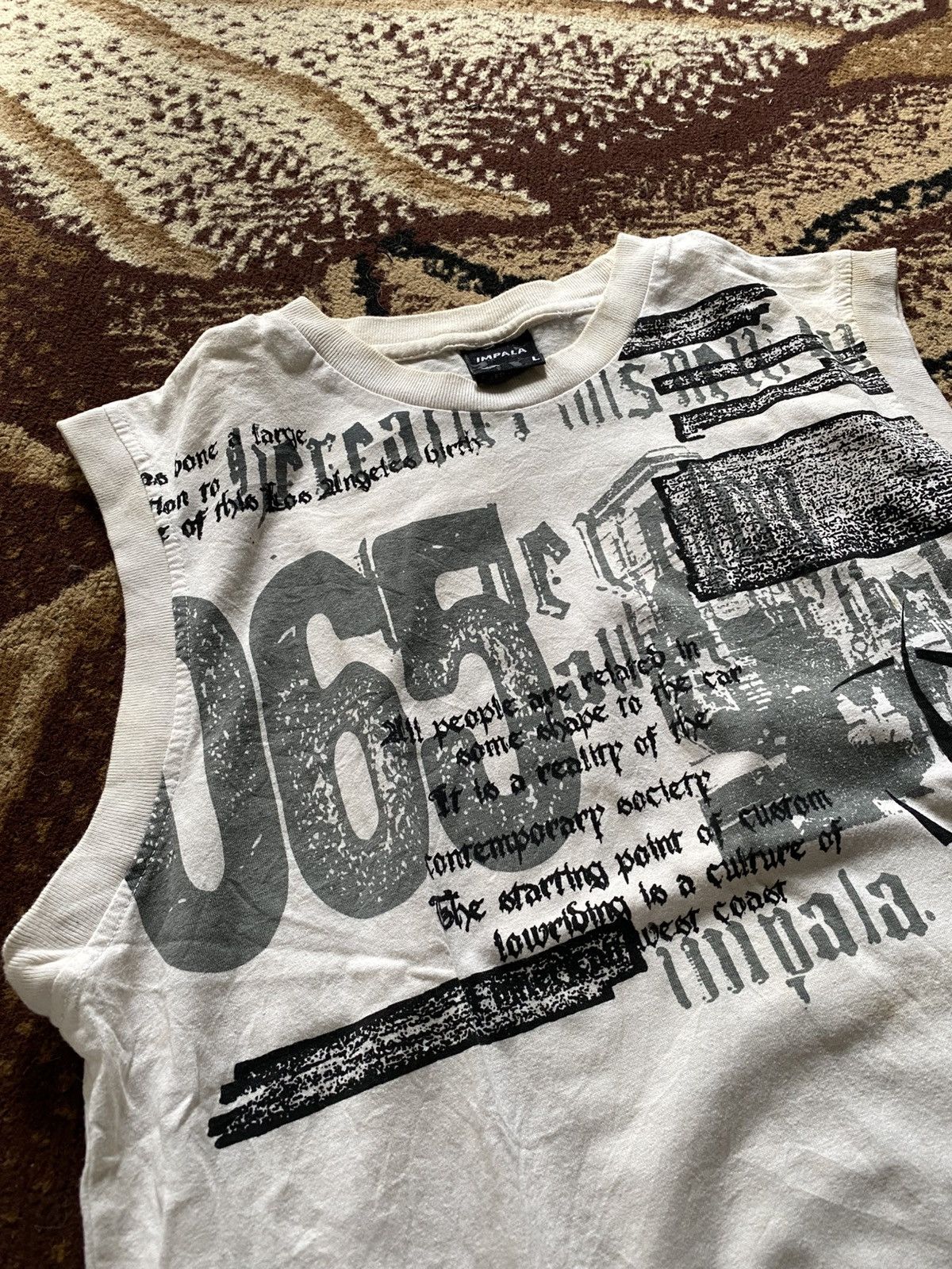 If Six Was Nine Impala Poem Tribal Sleeveless Tshirt Size US L / EU 52-54 / 3 - 5 Thumbnail