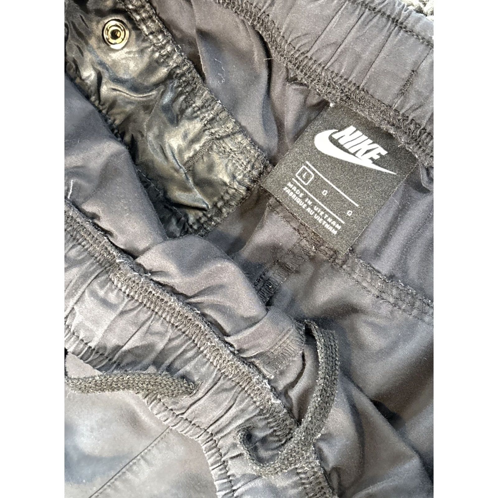 Nike Nike NSW CE Woven Pants Mens Large Black Pocket Windbreaker Cargo Cz9927-010 Size US 33 - 5 Thumbnail