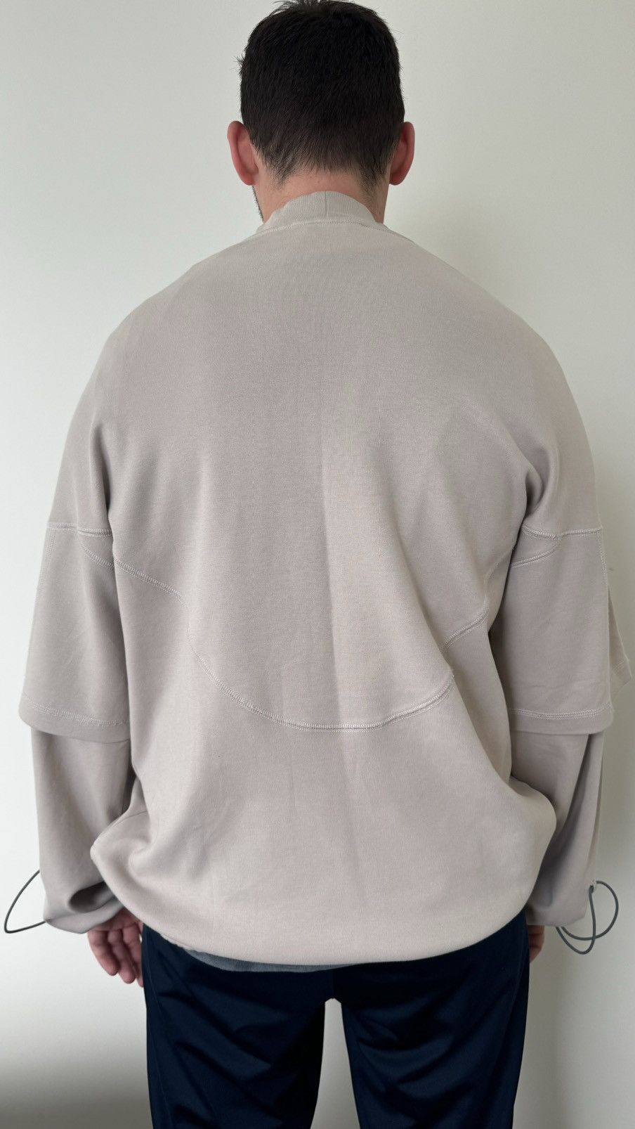 A-COLD-WALL* A-COLD-WALL Taupe Oversized Sweatshirt Size US M / EU 48-50 / 2 - 3 Thumbnail
