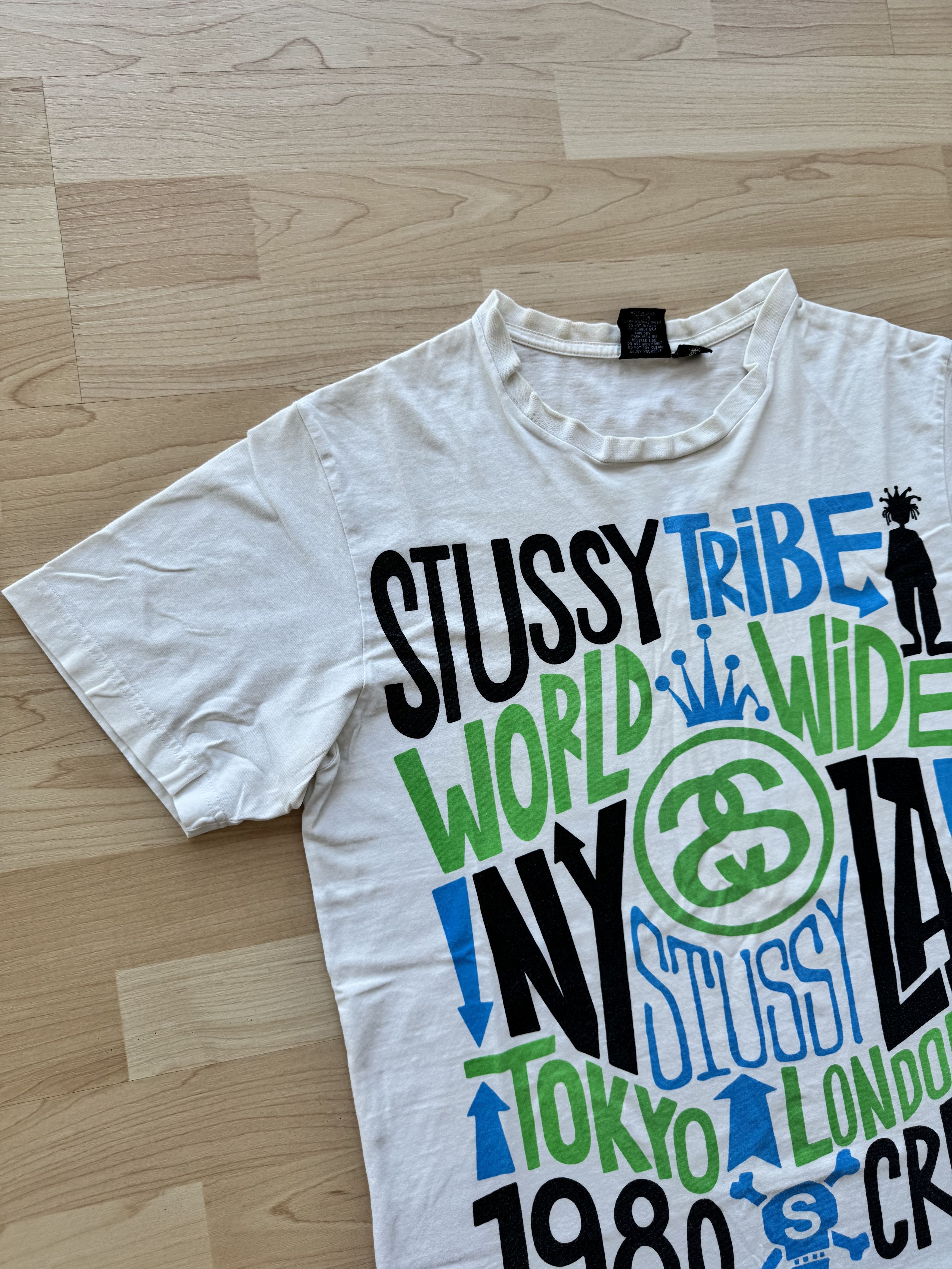 Stussy Vintage Stussy Tribe World Wide T-Shirt Size US M / EU 48-50 / 2 - 6 Thumbnail