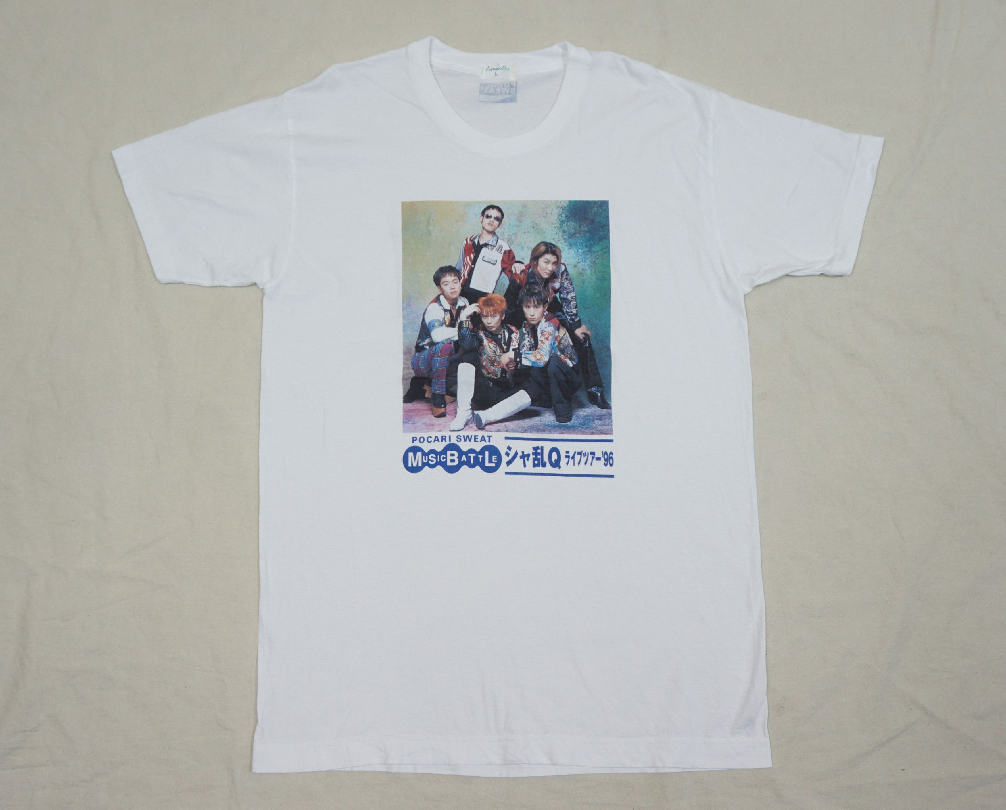 Band Tees × Vintage 90's Wands Pocari Sweat T-shirt Size US L / EU 52-54 / 3 - 1 Thumbnail
