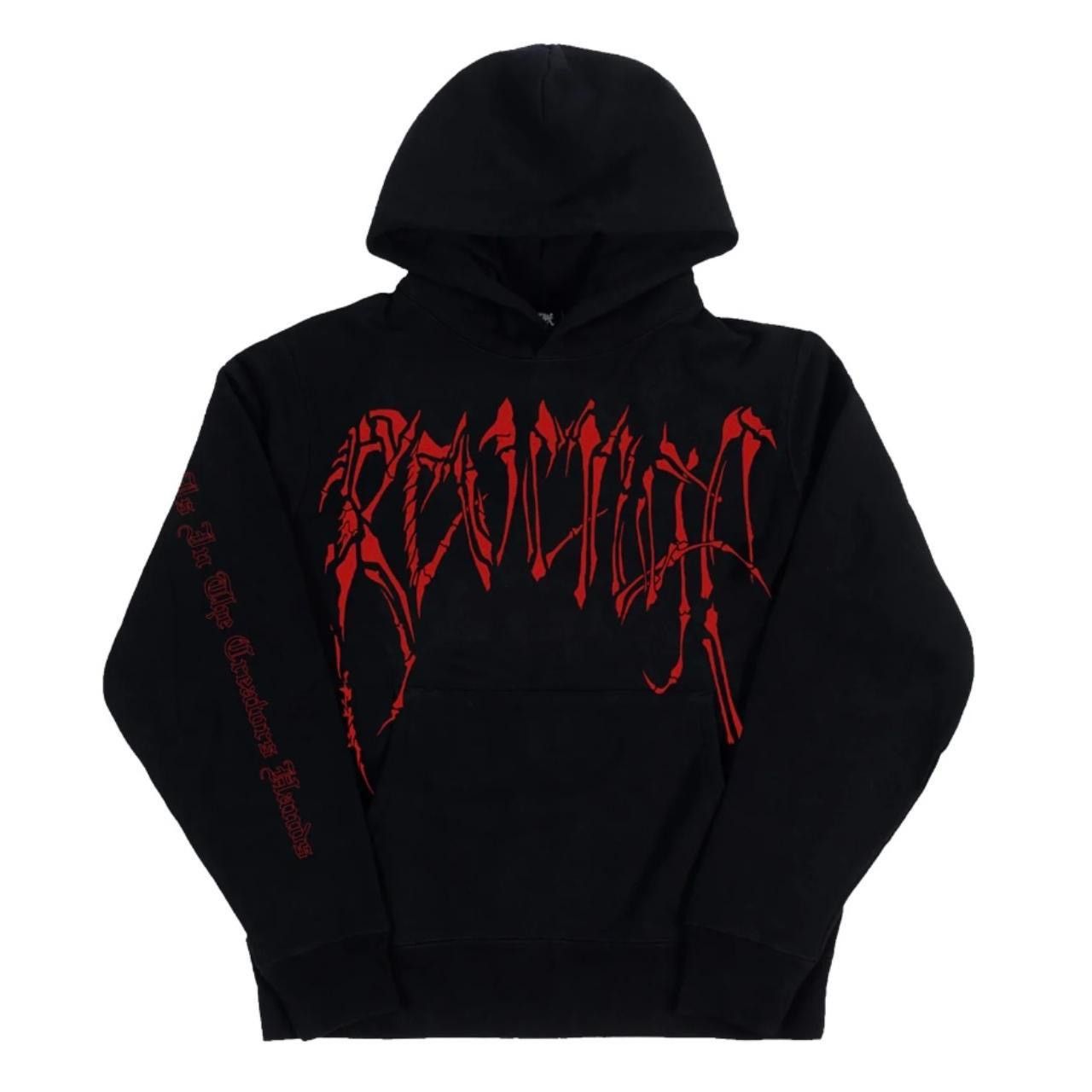 Revenge Revenge Black and Red Bones Hoodie Size US L / EU 52-54 / 3 - 3 Thumbnail