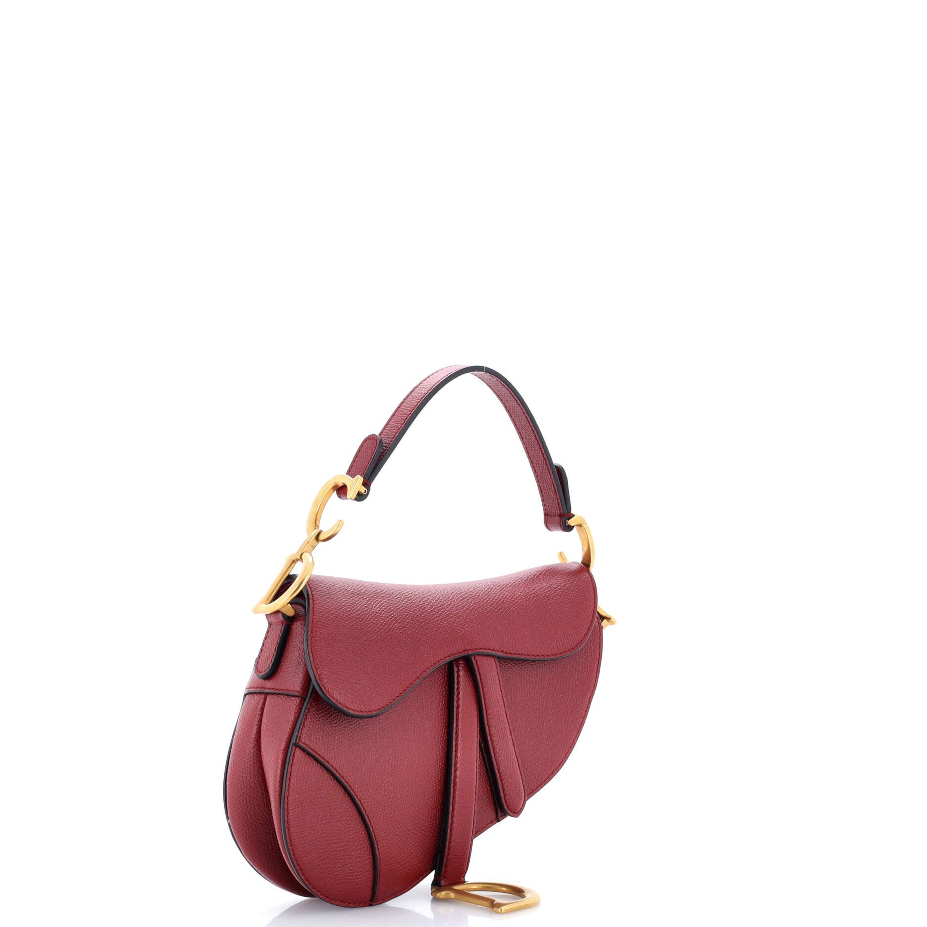Dior Saddle Handbag Leather Mini Size ONE SIZE - 1 Thumbnail