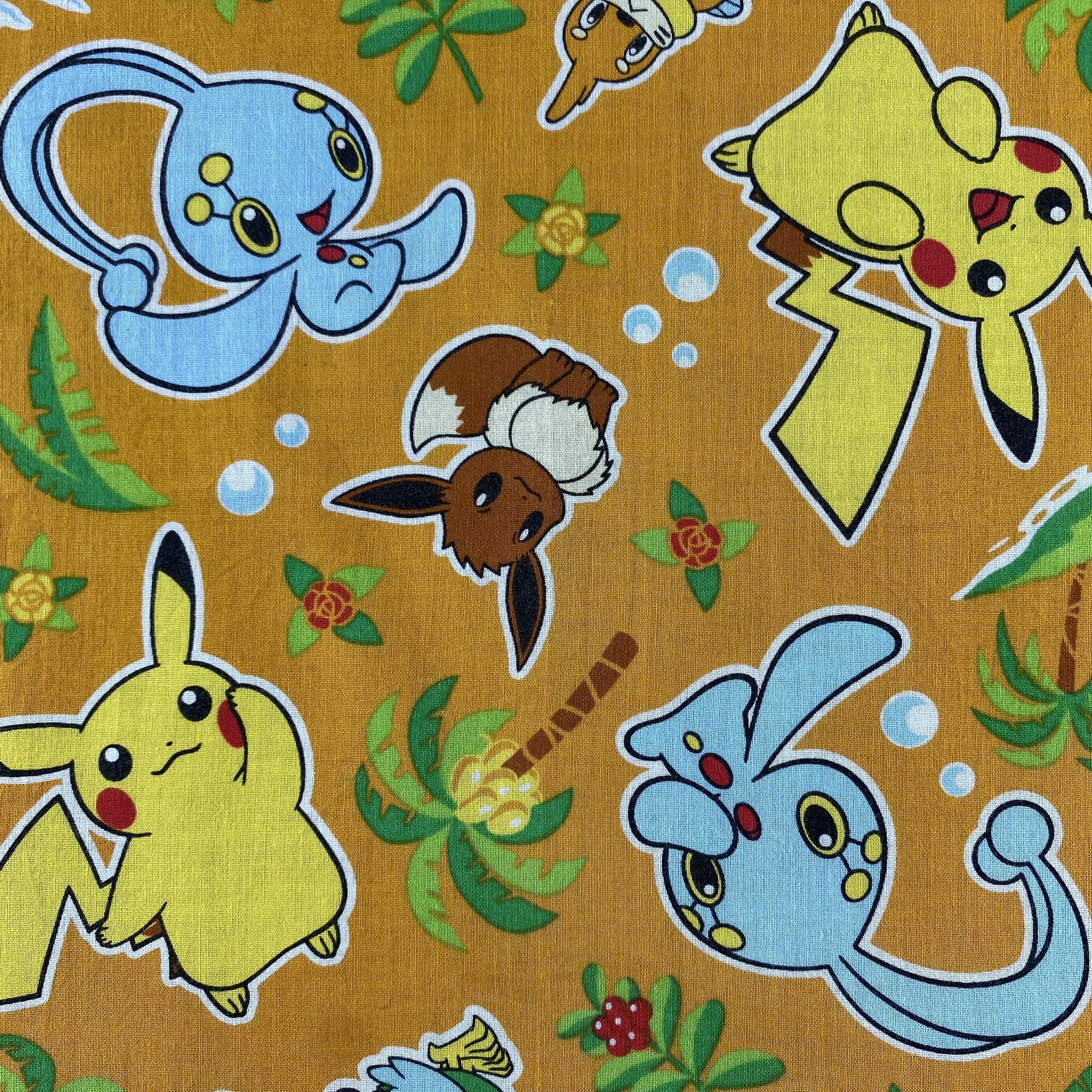Anime × Vintage Pokemon Handkerchief/Neckerchief/Bandana HC772 Size ONE SIZE - 4 Thumbnail