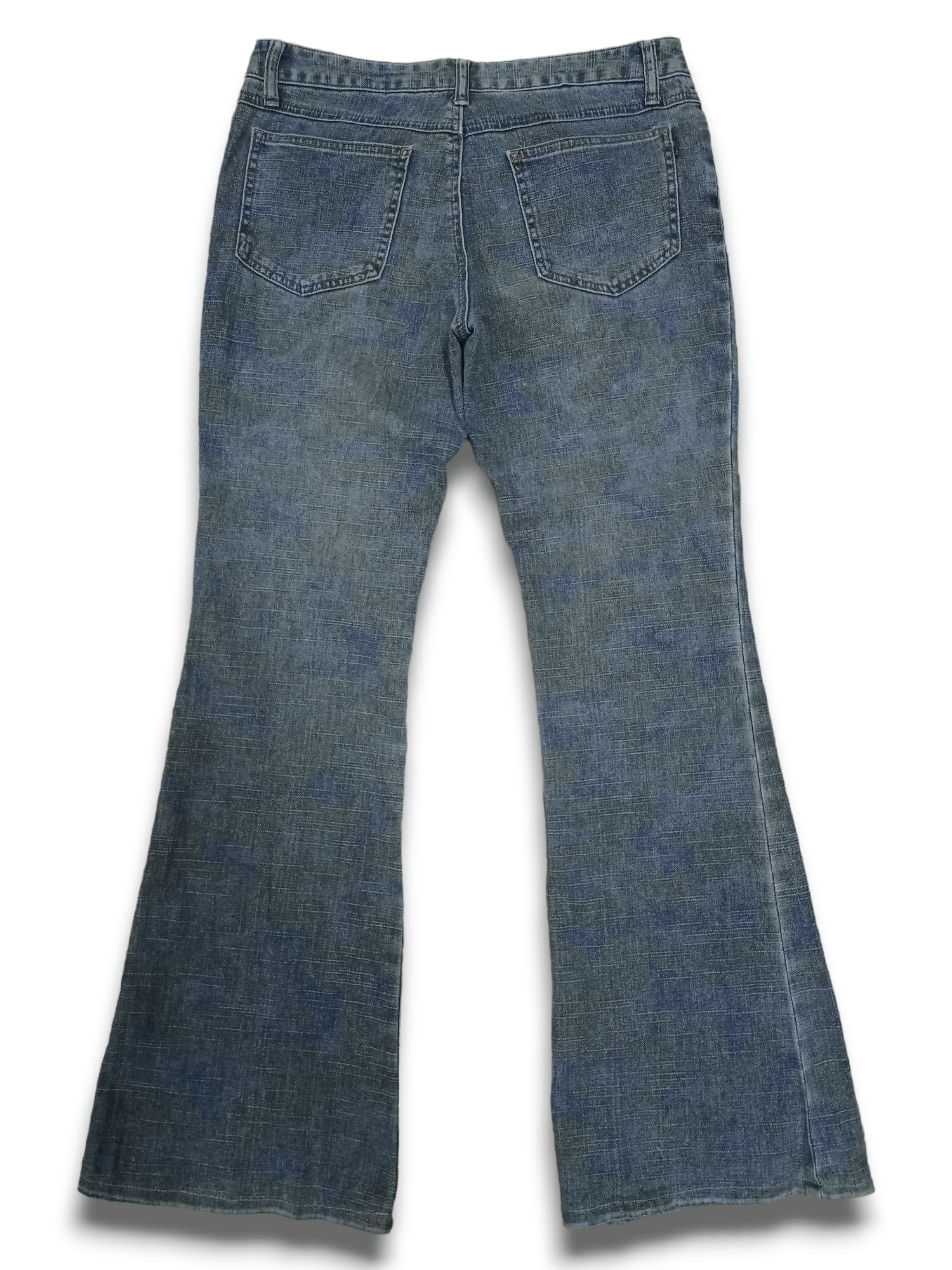 Japanese Brand Vintage Japanese Brand Camo Style Flare Jeans 30x29 Size US 30 / EU 46 - 2 Thumbnail