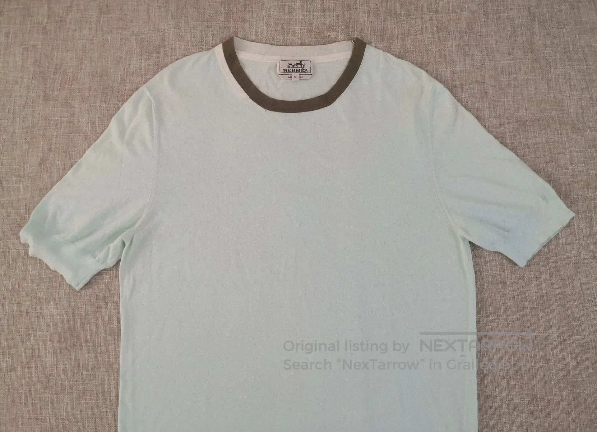 Hermes Hermes Men's Knit Short-Sleeve T-Shirt. Size US M / EU 48-50 / 2 - 2 Thumbnail