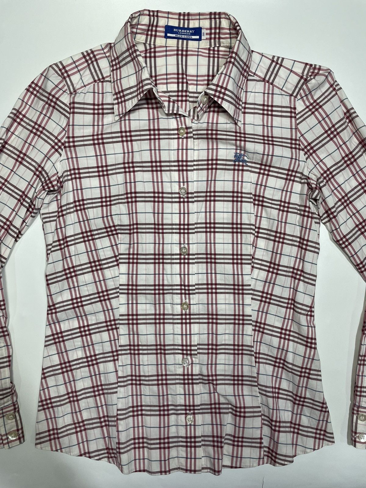 Burberry × Burberry Prorsum × Vintage Burberry London Blue Label plaid check tartan 38 US6 UK10 Size M / US 6-8 / IT 42-44 - 3 Thumbnail