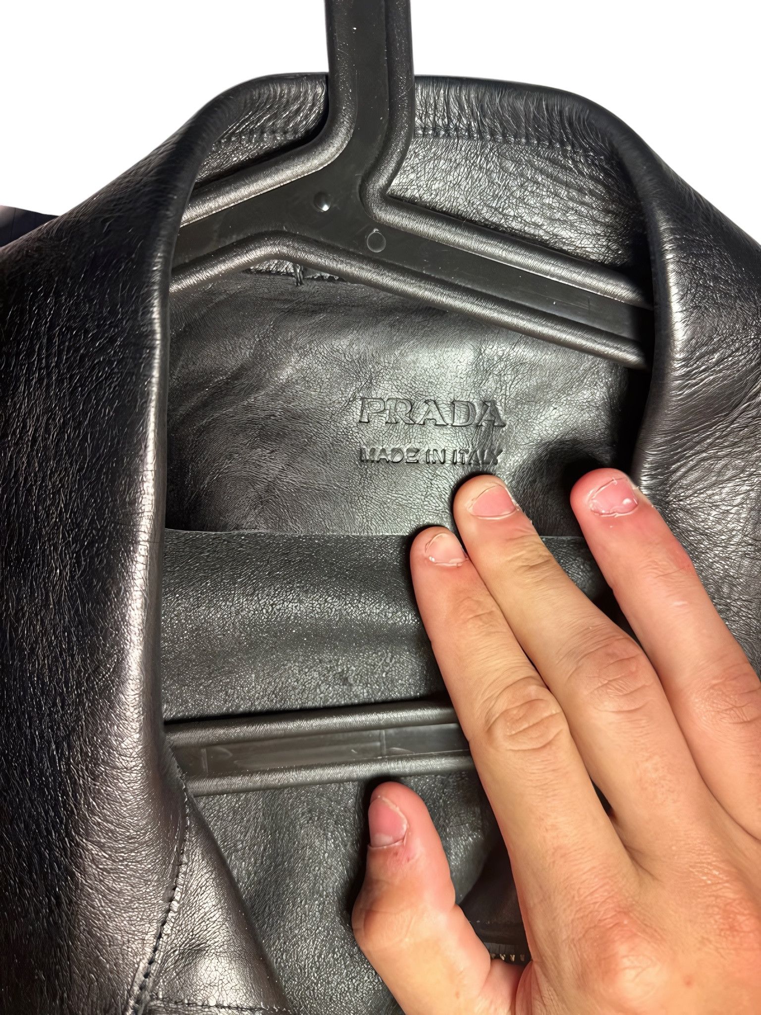 Prada F/W 1998 RUNWAY LEATHER JACKET Size US L / EU 52-54 / 3 - 3 Thumbnail