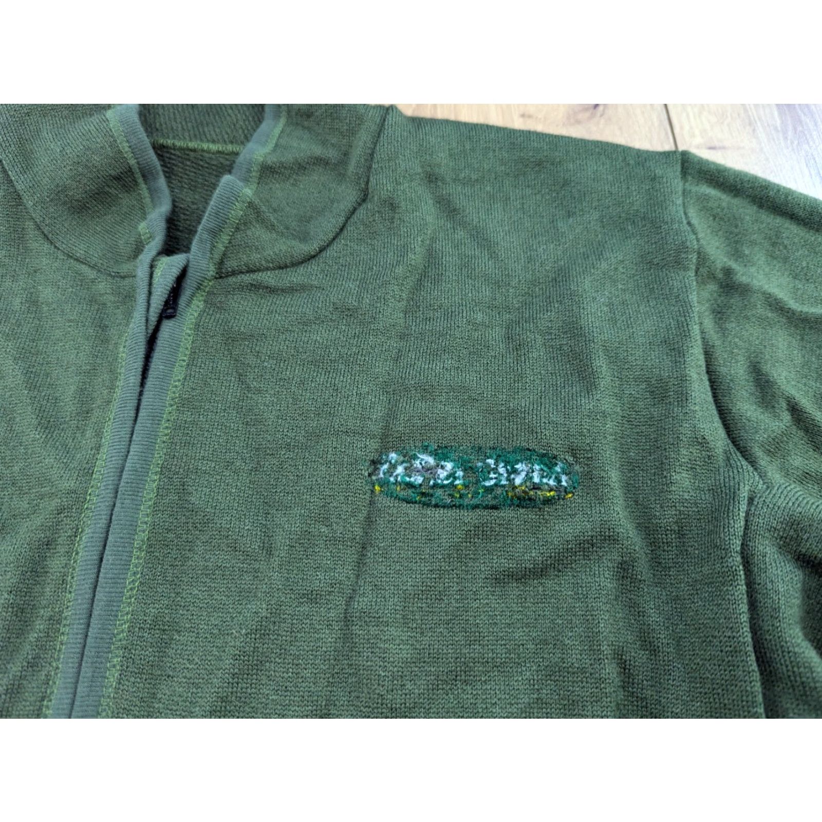 Vintage Devold Protection Jacket Mens L Green Full Zip 100% Merino Wool Work Outdoor Jacket Size US L / EU 52-54 / 3 - 2 Thumbnail