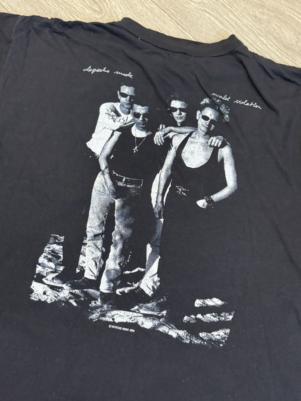 Band Tees × Vintage Rare Vintage Depeche Mode - 1990 World Violator Tour T-shirt Size US XL / EU 56 / 4 - 3 Thumbnail