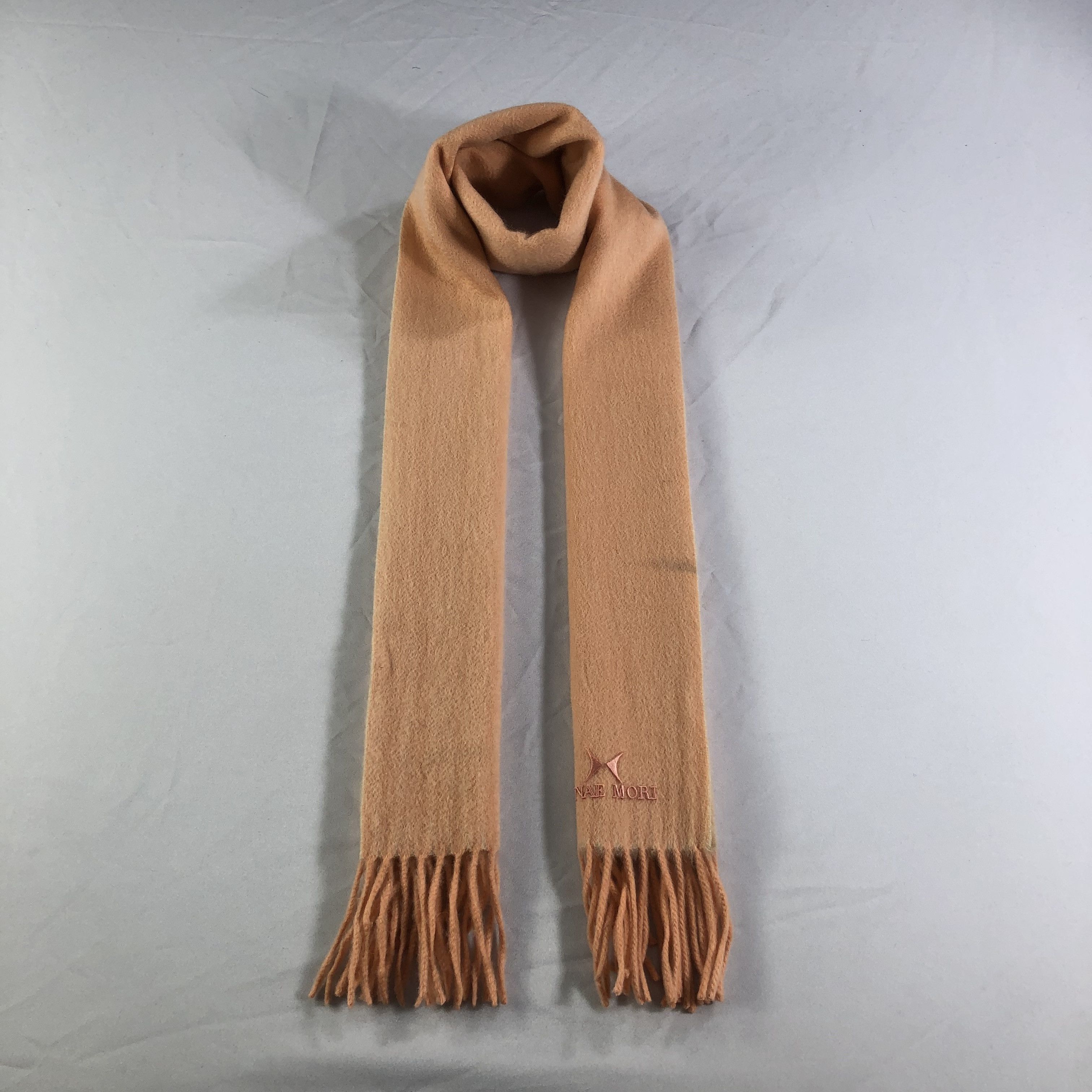 Hanae Mori Hanae Mori Cashmere Scarf Muffler Neckwear V485 Size ONE SIZE - 1 Thumbnail