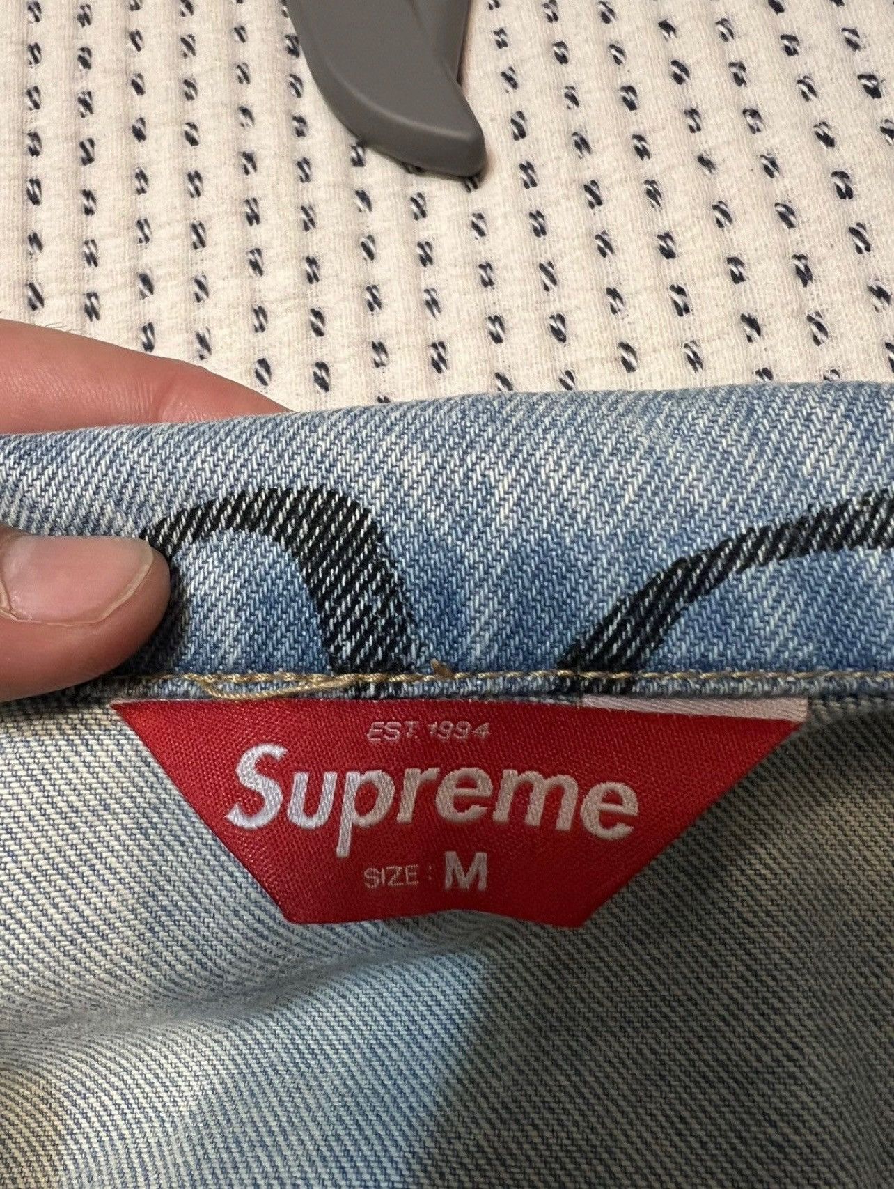 Supreme Supreme Black Ark Denim Trucker Size US M / EU 48-50 / 2 - 4 Thumbnail