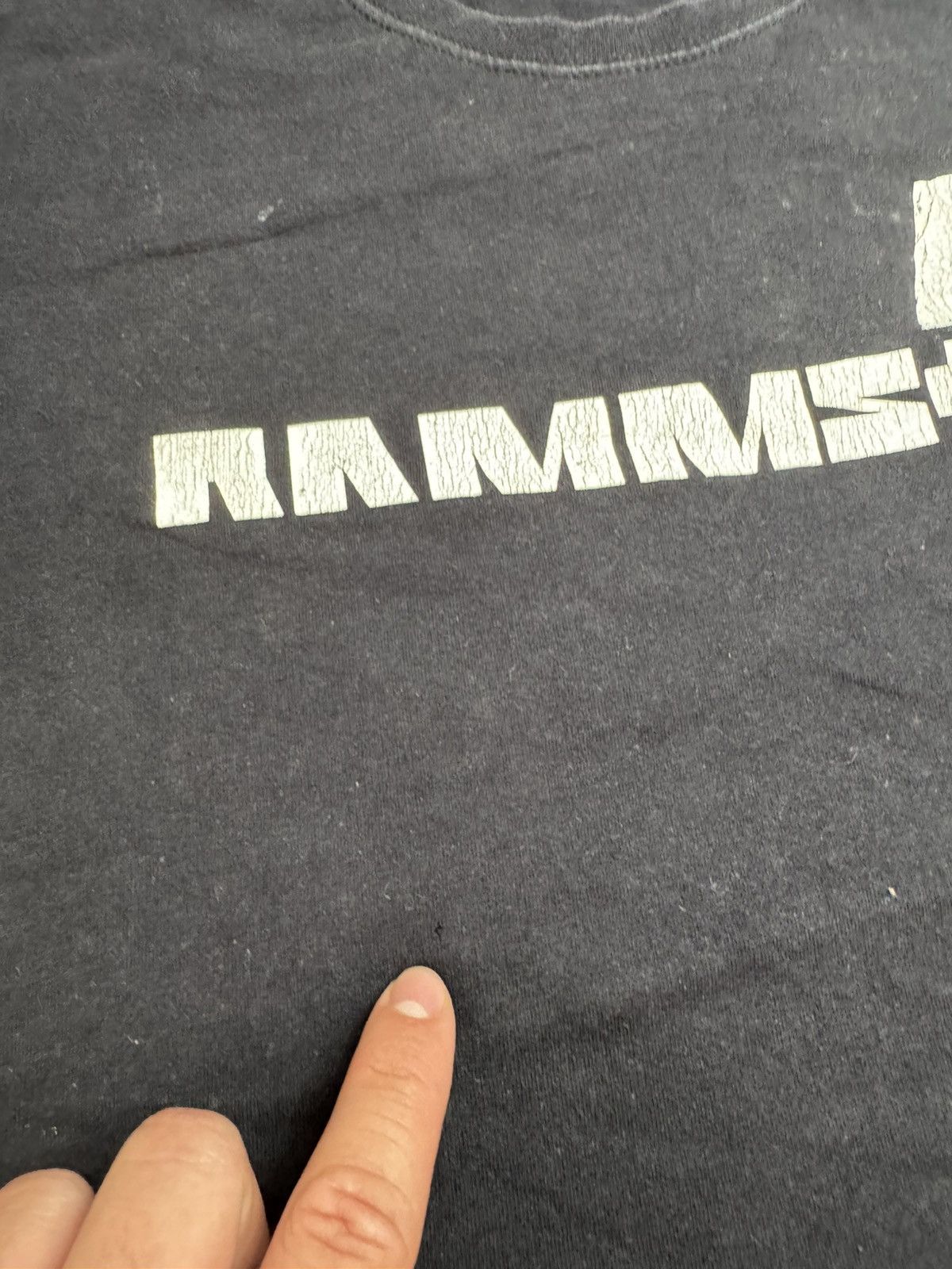 Band Tees Rare Vintage Y2k Rammstein Band Tee Rock Metal Classic Logo Size US L / EU 52-54 / 3 - 6 Thumbnail