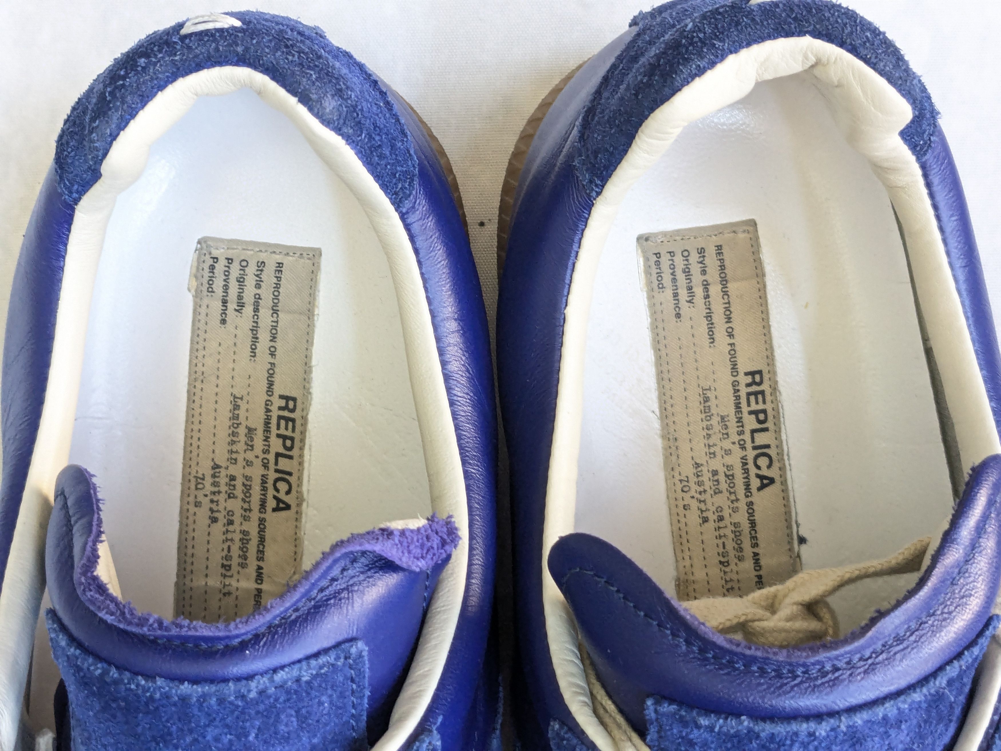 Maison Margiela Maison Margielas Replica GAT Blue 11 44 Gum Low Tops Size US 11 / EU 44 - 10 Thumbnail
