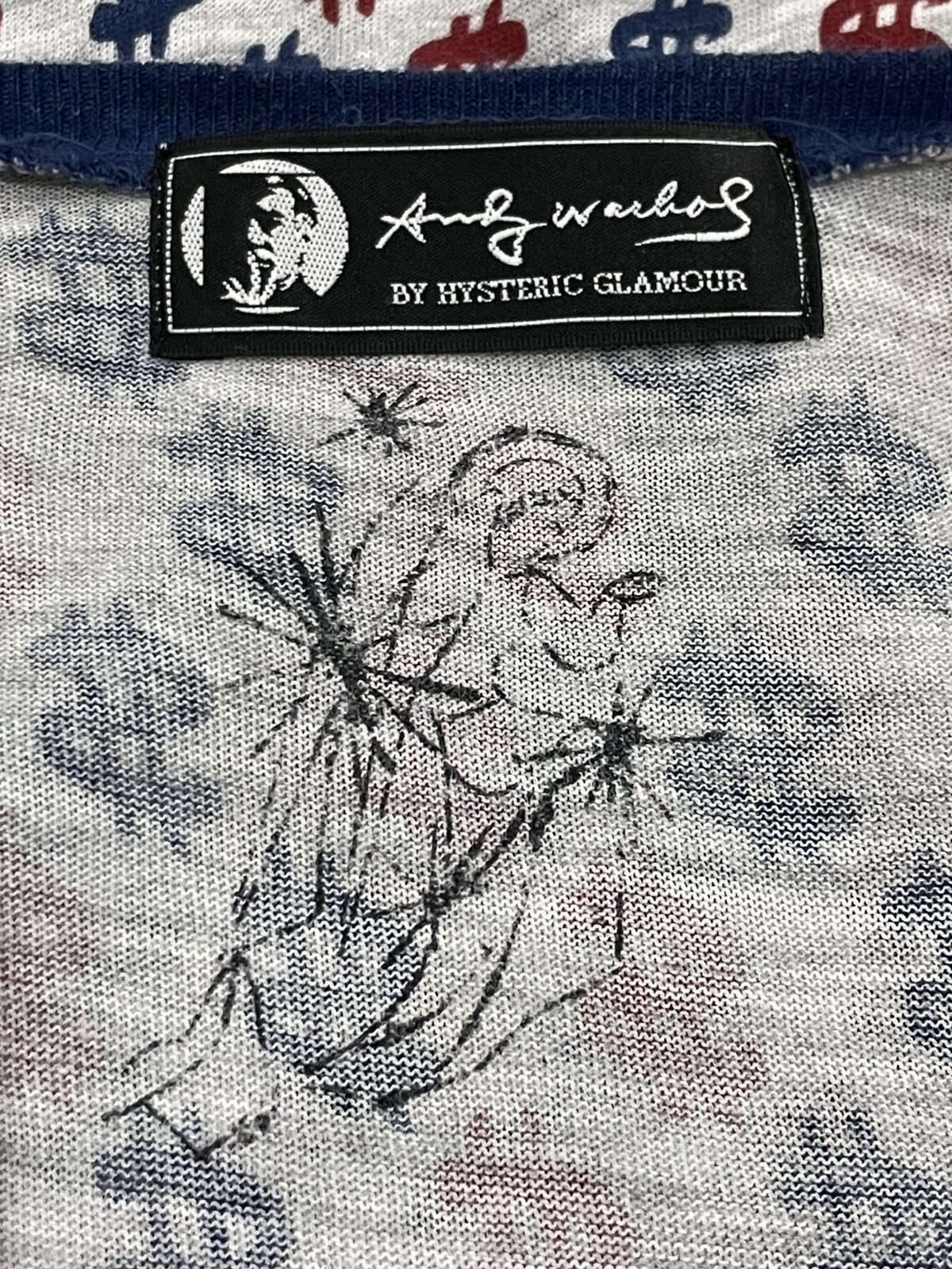 Andy Warhol × Hysteric Glamour Hysteric Glamour Wide Collar Shirt Size ONE SIZE - 2 Thumbnail