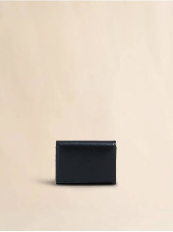 Marni o1w1db10326 Size: OS/Leather Tifold Wallet in Black Size ONE SIZE - 1 Thumbnail