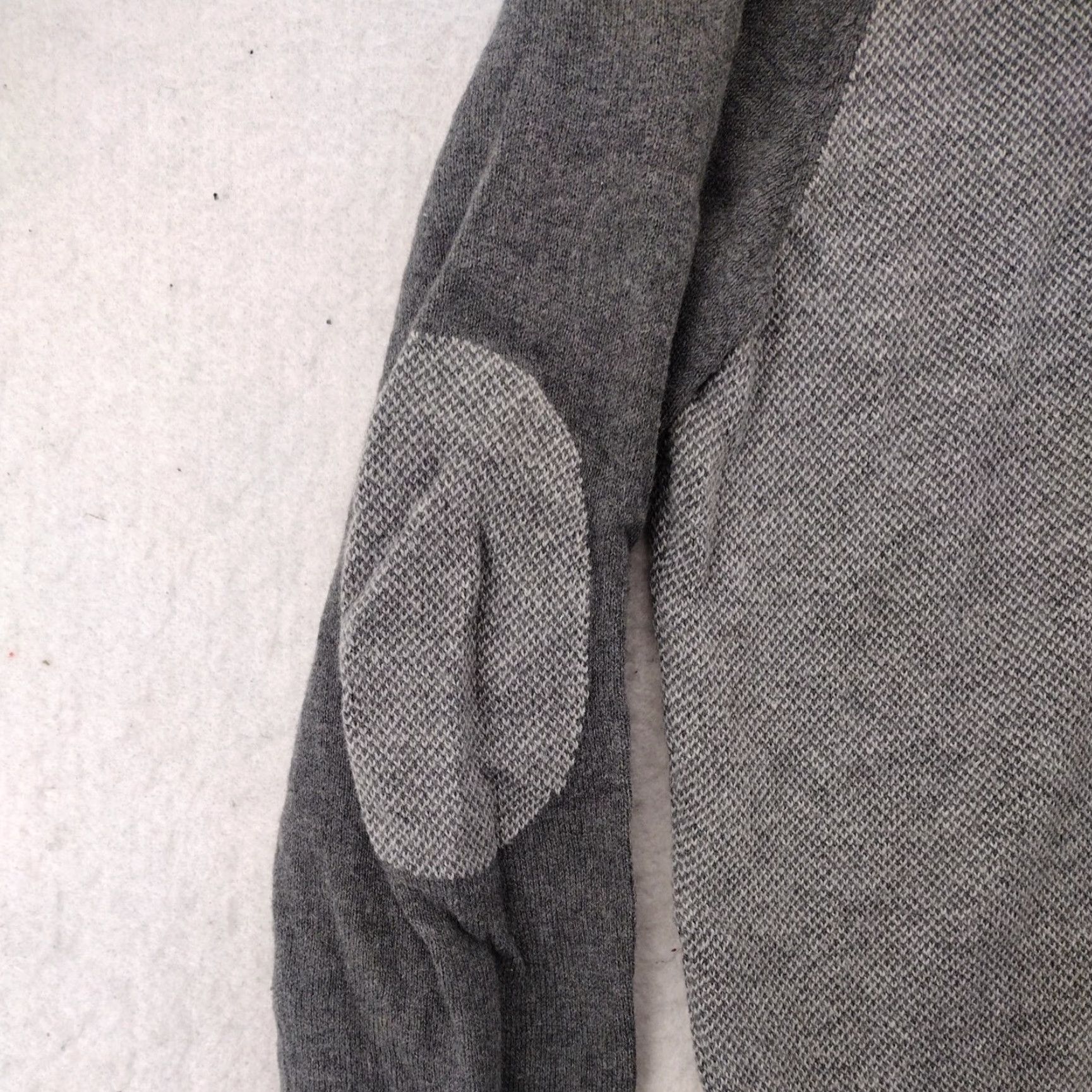Jos. A. Bank Jos. A. Bank Sweater Mens XL Gray Cotton Cashmere 1/4 Zip Mock Neck Color Block Pullover Knit American Classic Outdoor Size US XL / EU 56 / 4 - 4 Thumbnail