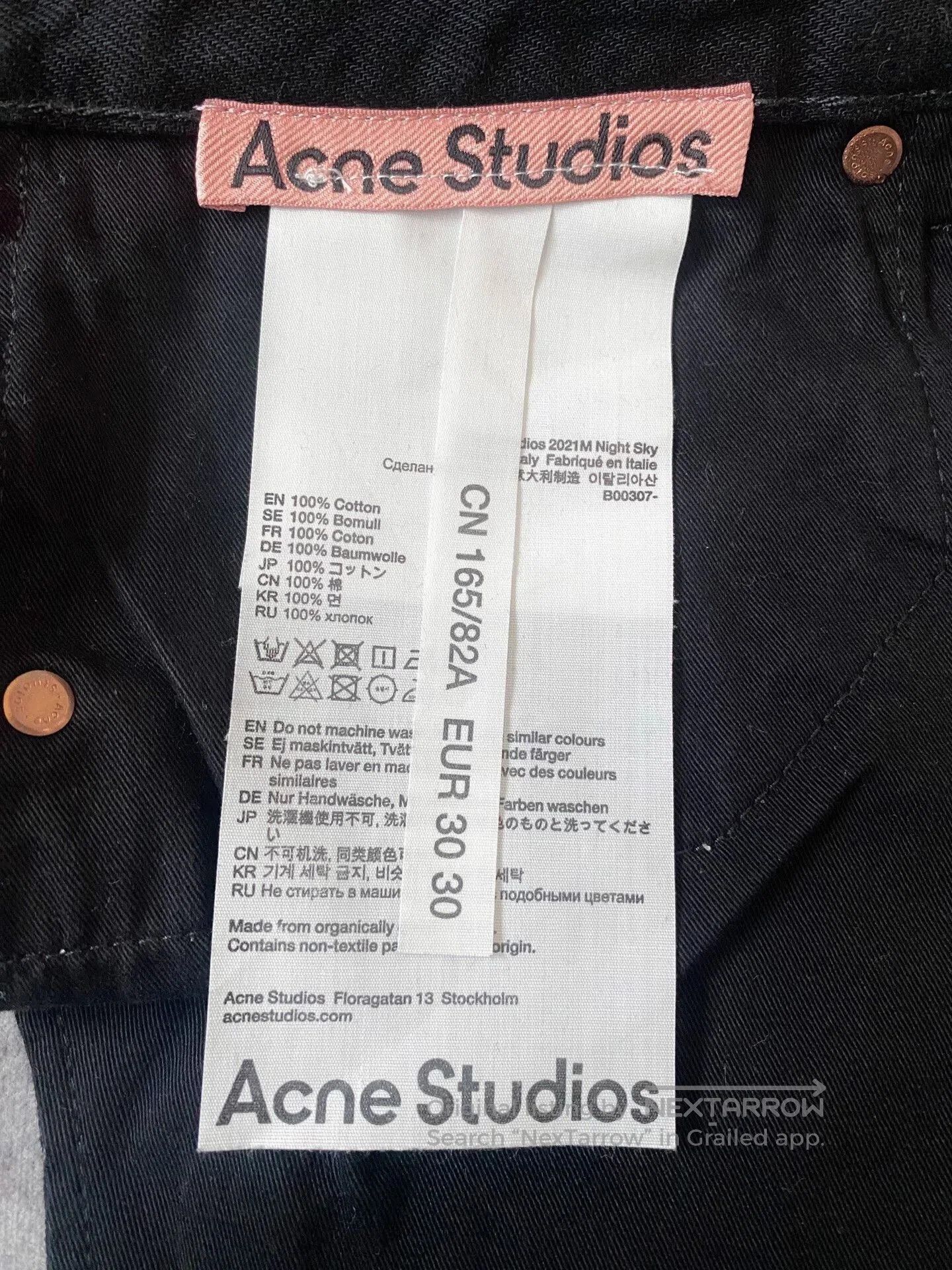 Acne Studios Acne Studios Distressed Black Denim Flared Pants. Size US 30 / EU 46 - 7 Thumbnail