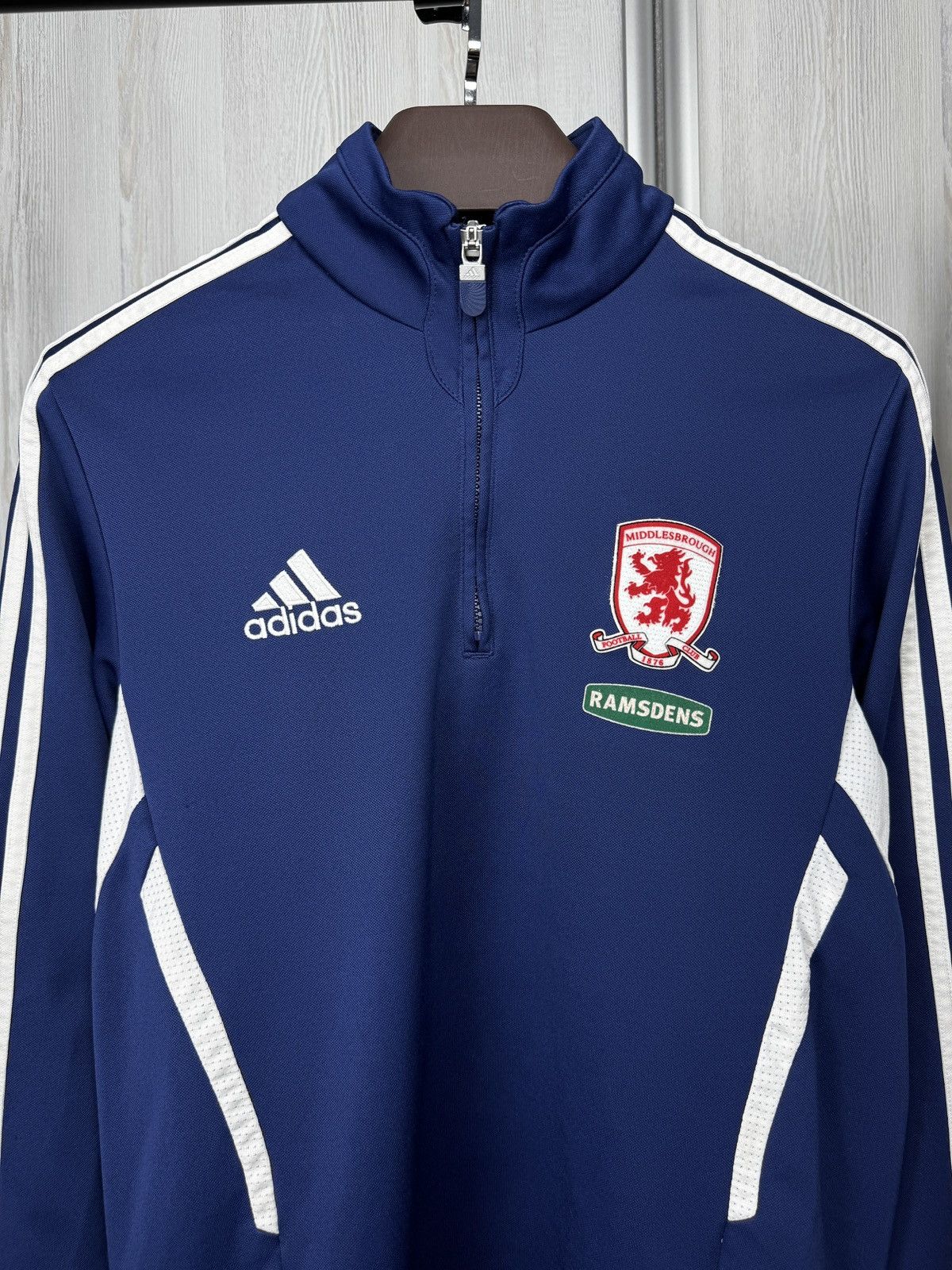 Adidas Middlesbrough adidas Blue training sweatshirt 2011/12 size S Size US S / EU 44-46 / 1 - 3 Thumbnail