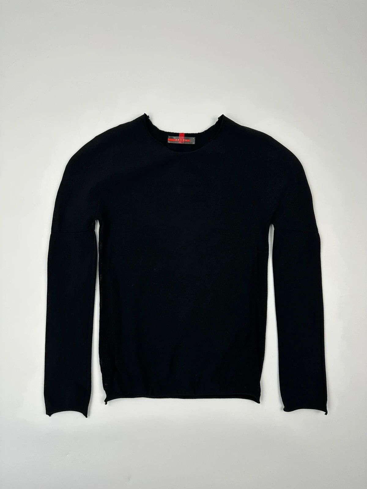 Prada Prada Sport 00’s Stretch Black Longsleeves Size S / US 4 / IT 40 - 1 Thumbnail