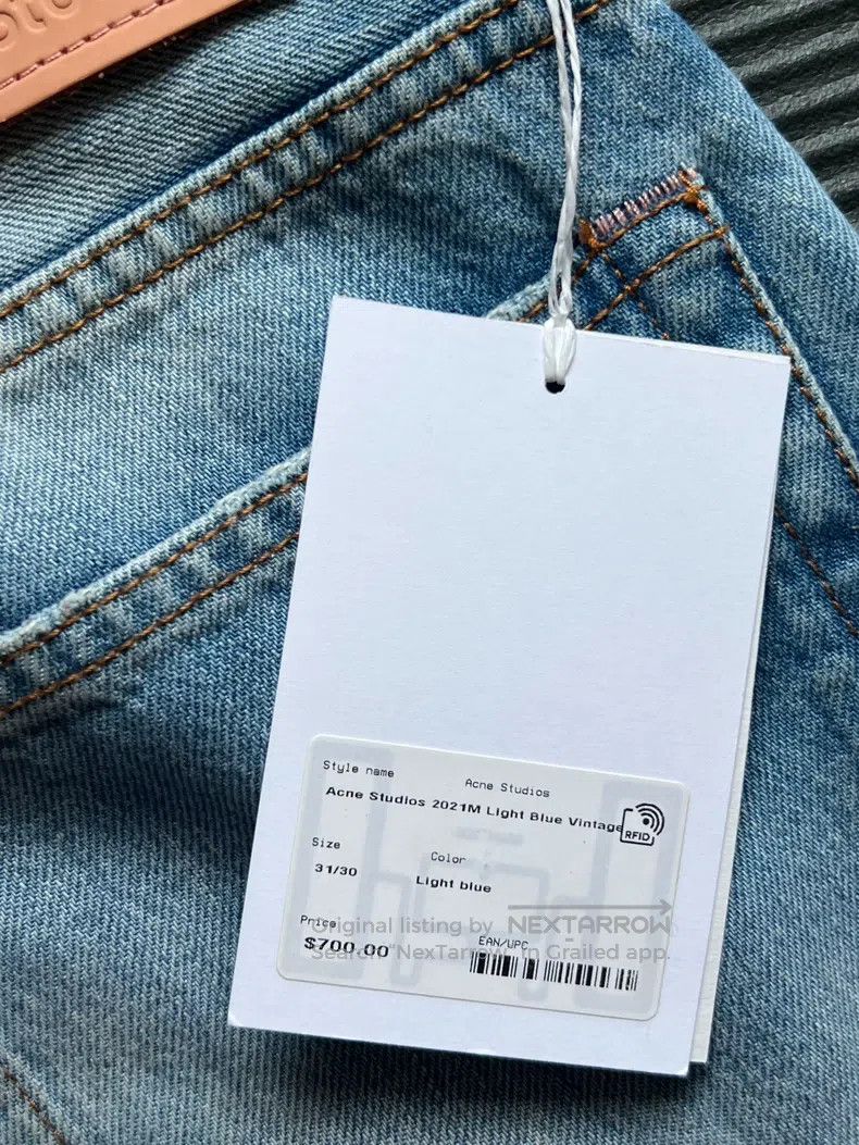 Acne Studios Acne Studios 2021M Light Blue Jeans Size US 30 / EU 46 - 3 Thumbnail