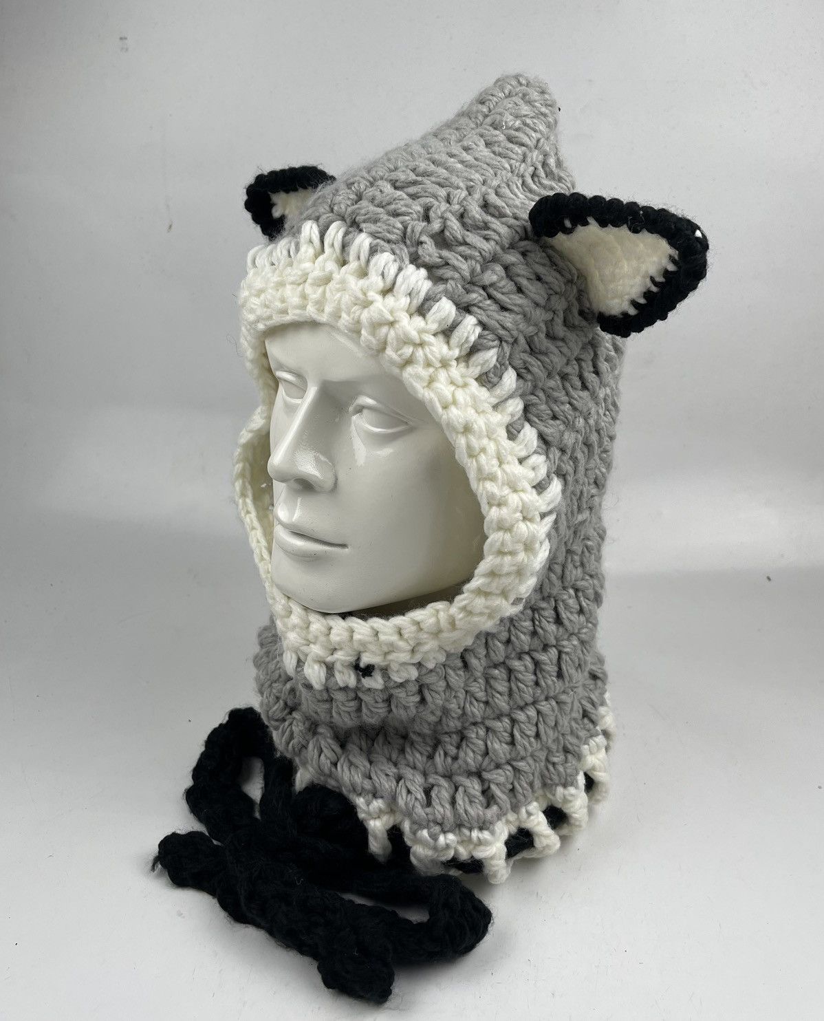 Japanese Brand custom made rare design balaclava with ear tc33 Size ONE SIZE - 2 Thumbnail