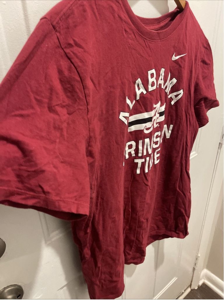 Nike Alabama Crimson Tide Nike Short Sleeve Size L Size US L / EU 52-54 / 3 - 3 Thumbnail