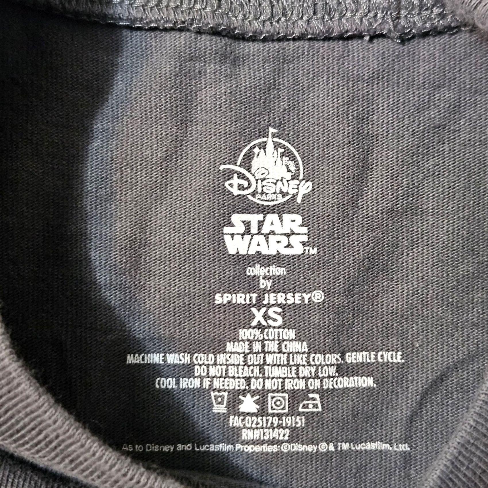 Disney Disney Star Wars Gray Chrome Spirit Jersey Adult XS Womens Size XS / US 0-2 / IT 36-38 - 3 Thumbnail
