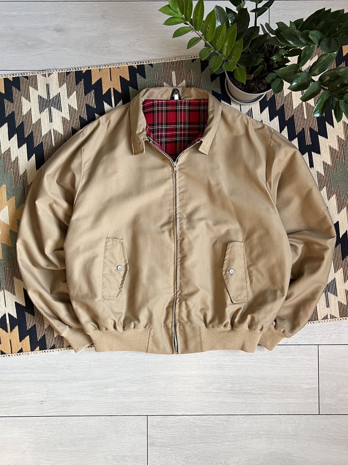 Vintage Vintage England Harrington Style Jacket Size US XXL / EU 58 / 5 - 1 Thumbnail