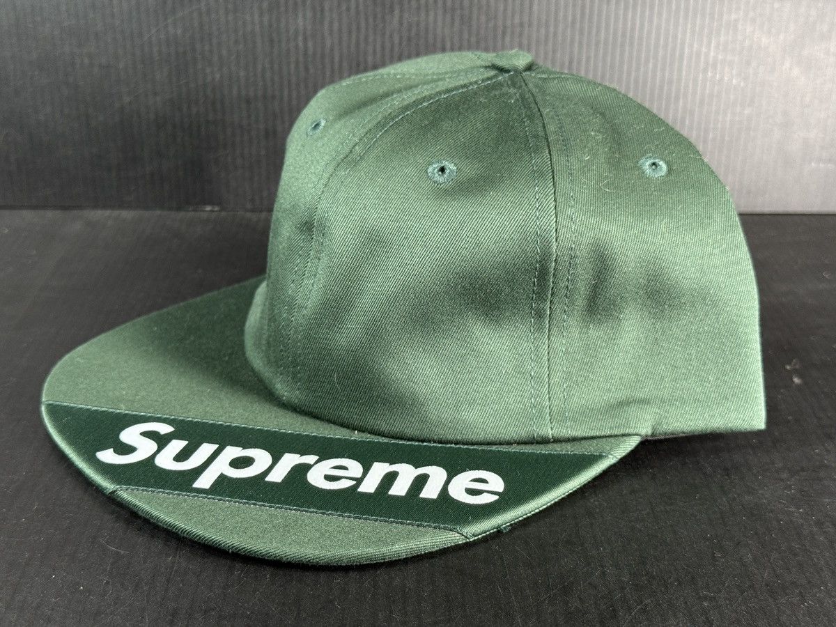 Supreme SUPREME SS18 VISOR BOX LOGO 6 PANEL D. GREEN HAT BRAND NEW Size ONE SIZE - 8 Thumbnail