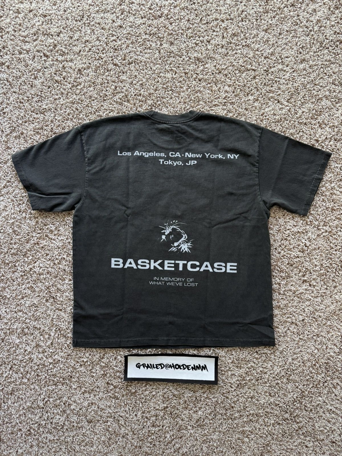 basketcase gallery Basketcase Gallery Ave Maria Heavyweight Tee Shirt Black Size US L / EU 52-54 / 3 - 10 Thumbnail