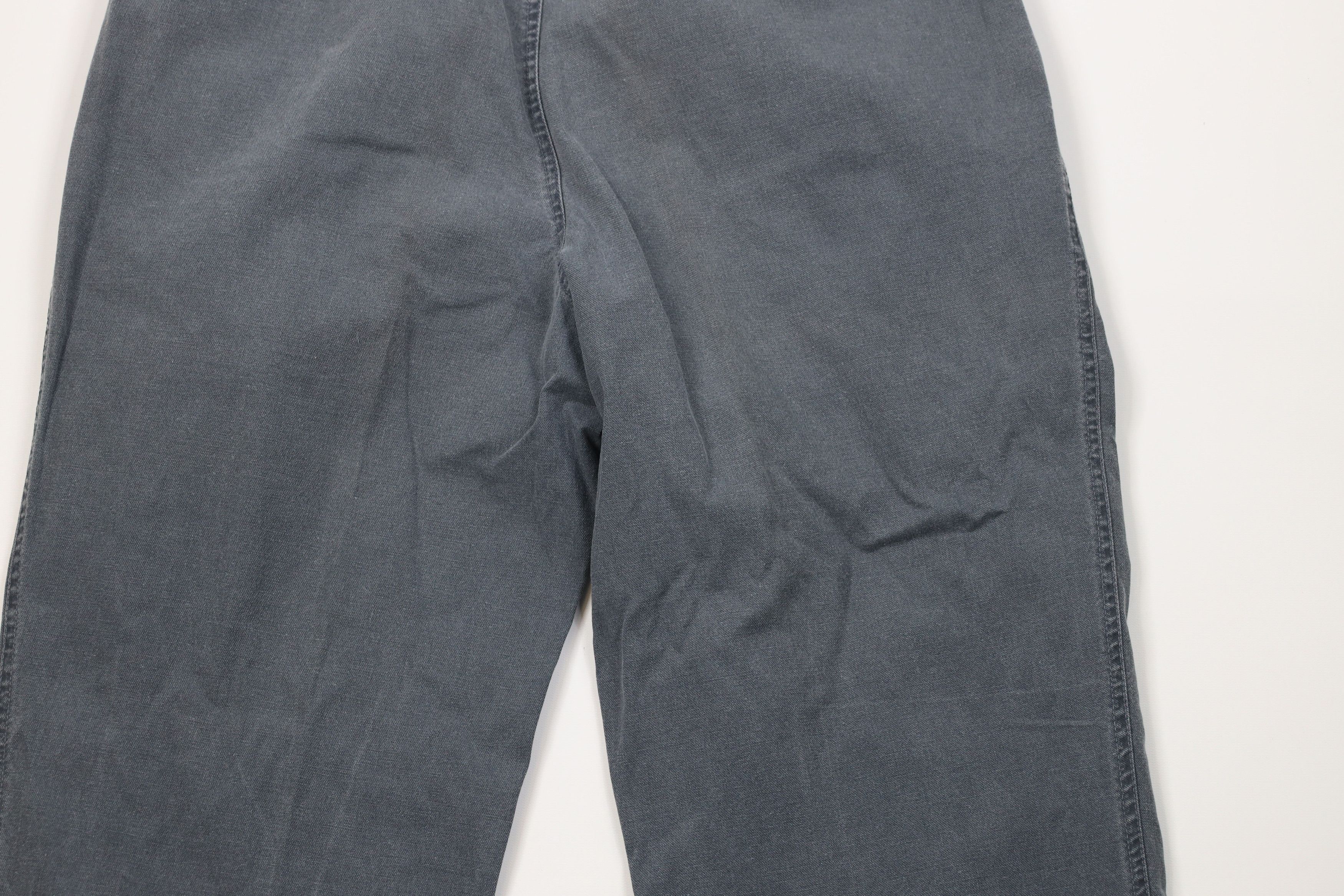 Vintage Vintage 90s Streetwear Stonewash Canvas Wide Leg Pants Size US 38 / EU 54 - 12 Thumbnail